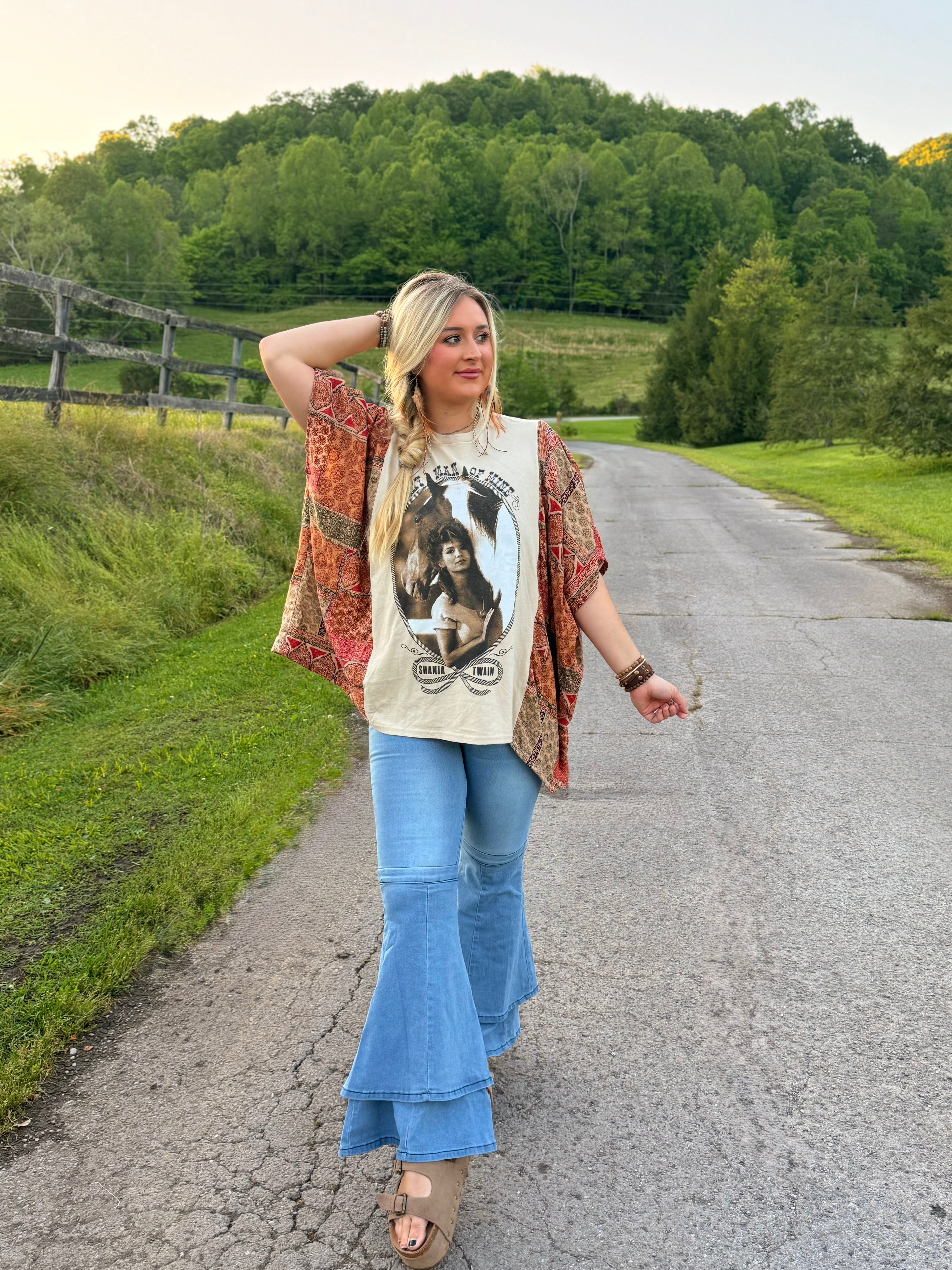 Shania Twain Upcycled Tee