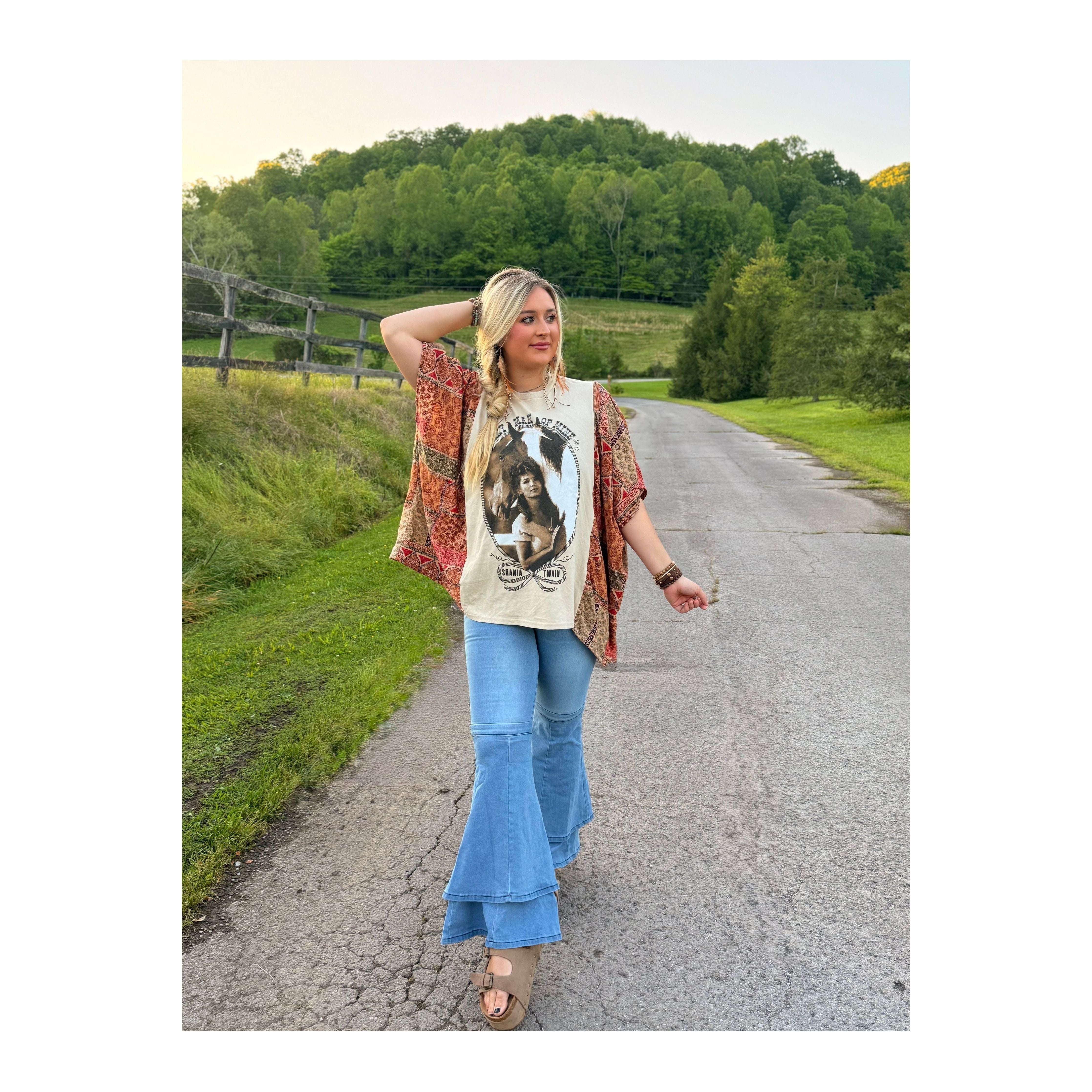 Shania Twain Upcycled Tee