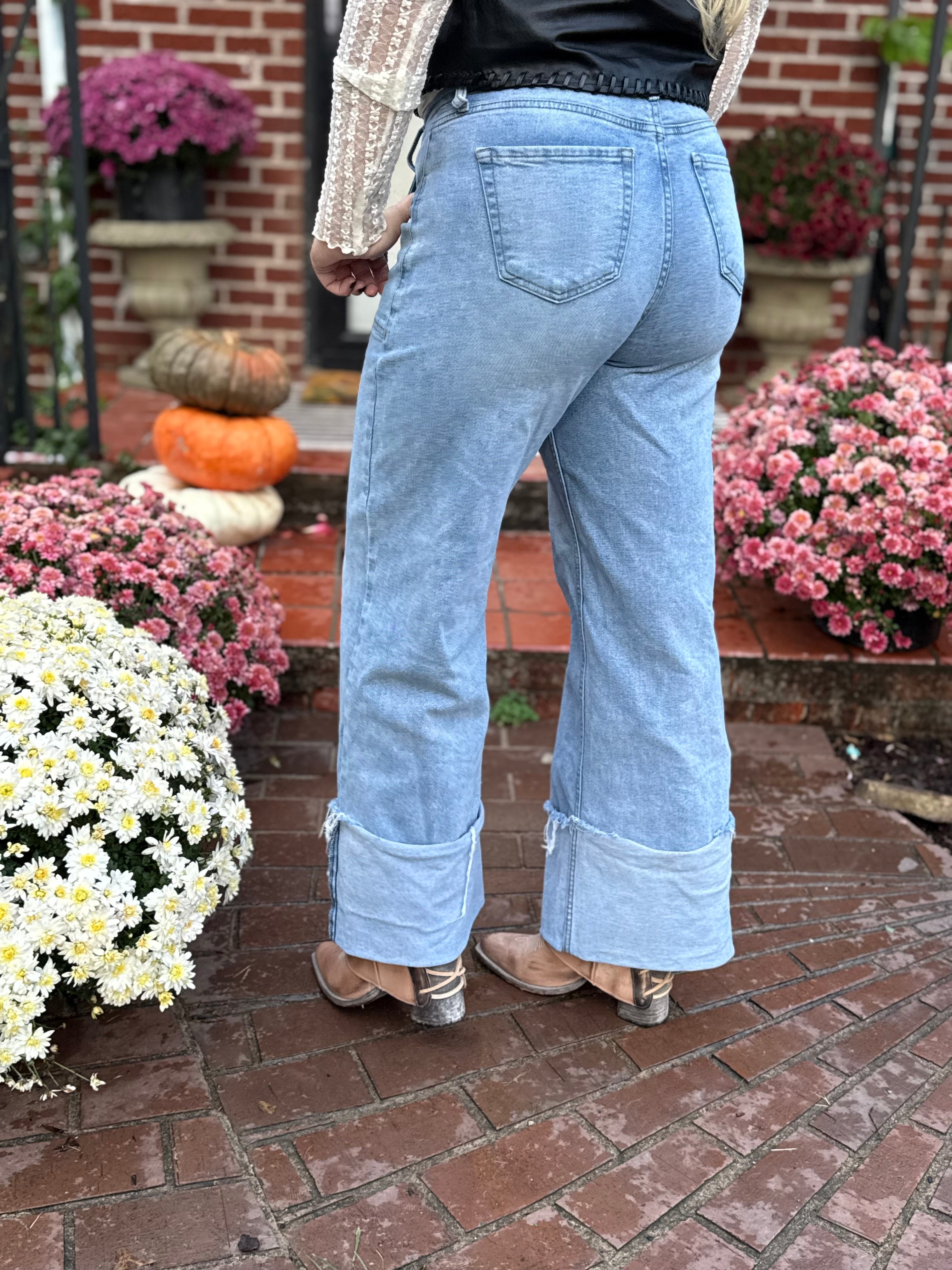 Jane Wide Leg Pocket Jean