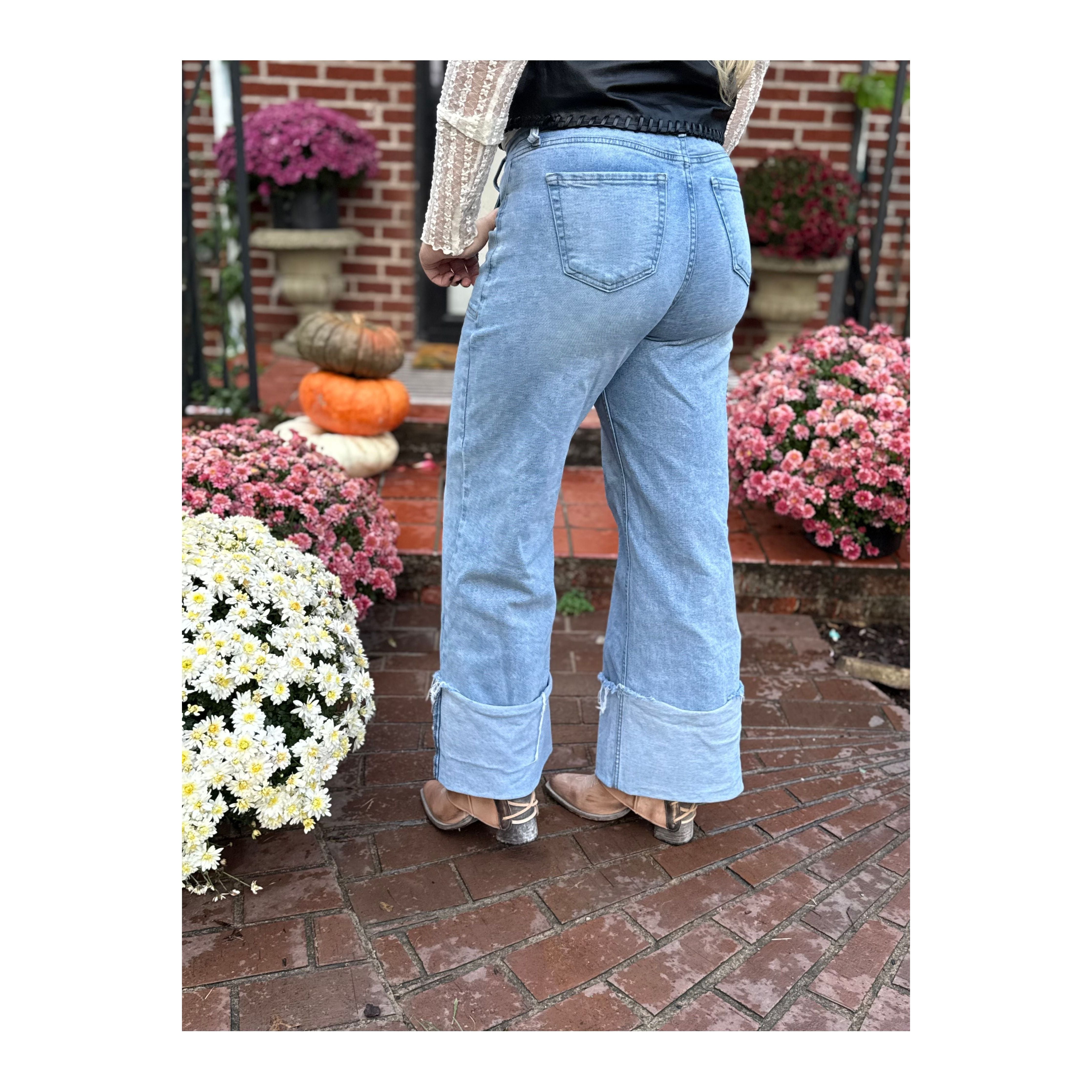 Jane Wide Leg Pocket Jean
