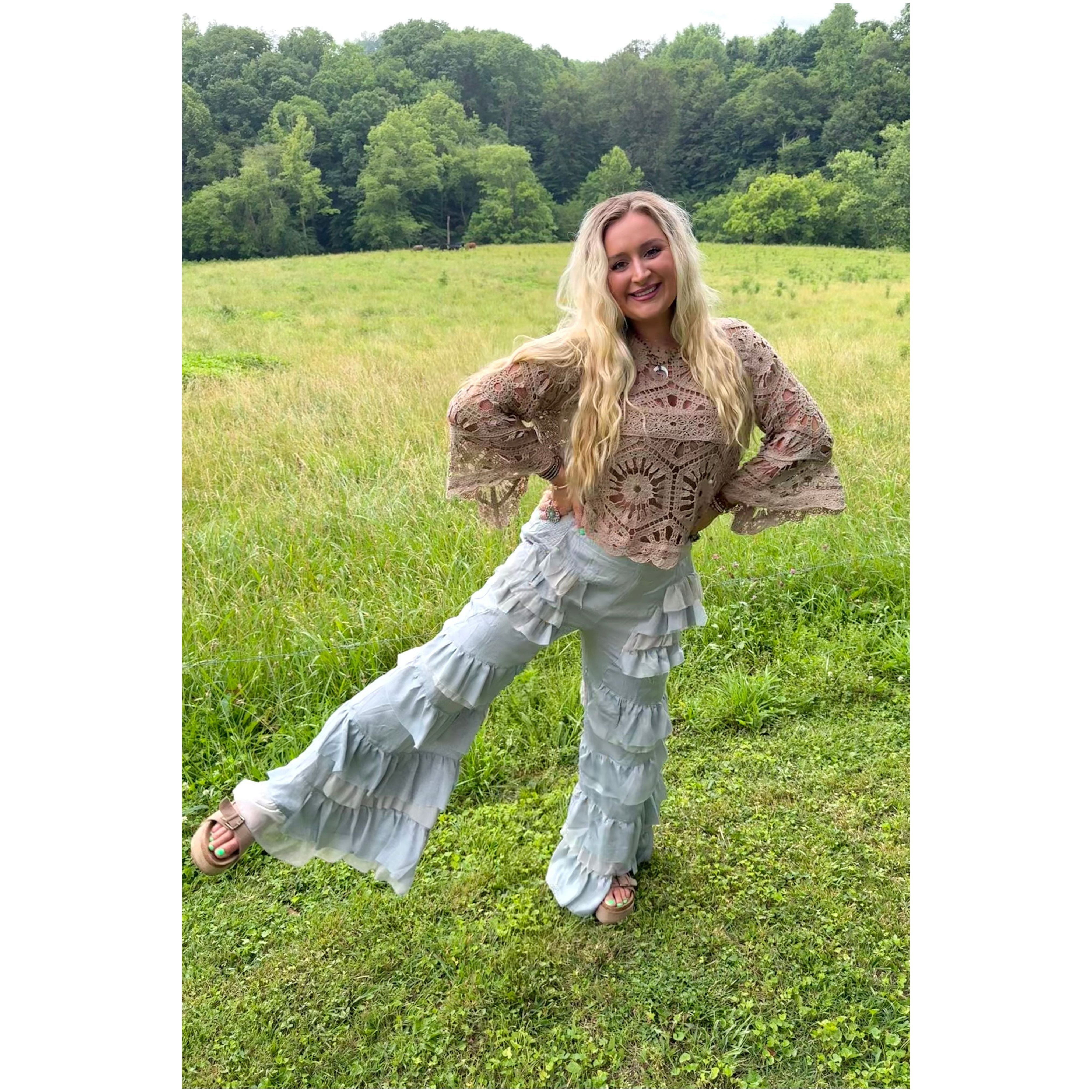 Oli & Hali: Tiered Ruffle Pant