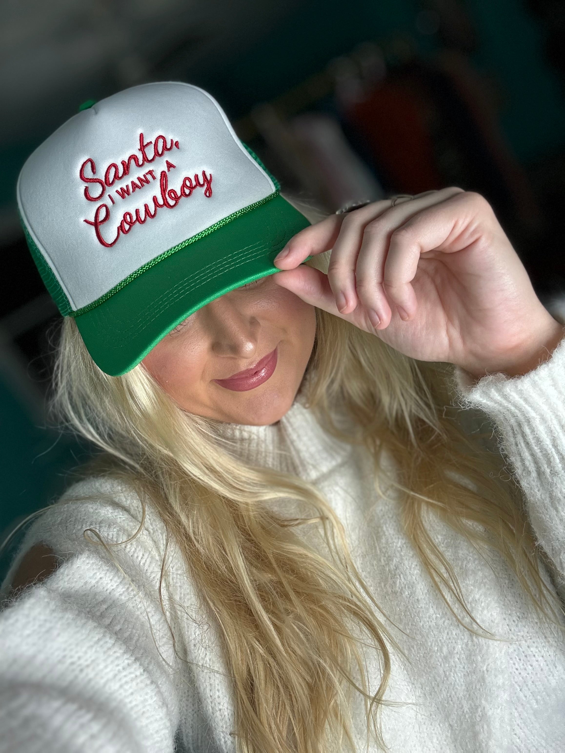 Santa I Want A Cowboy Hat