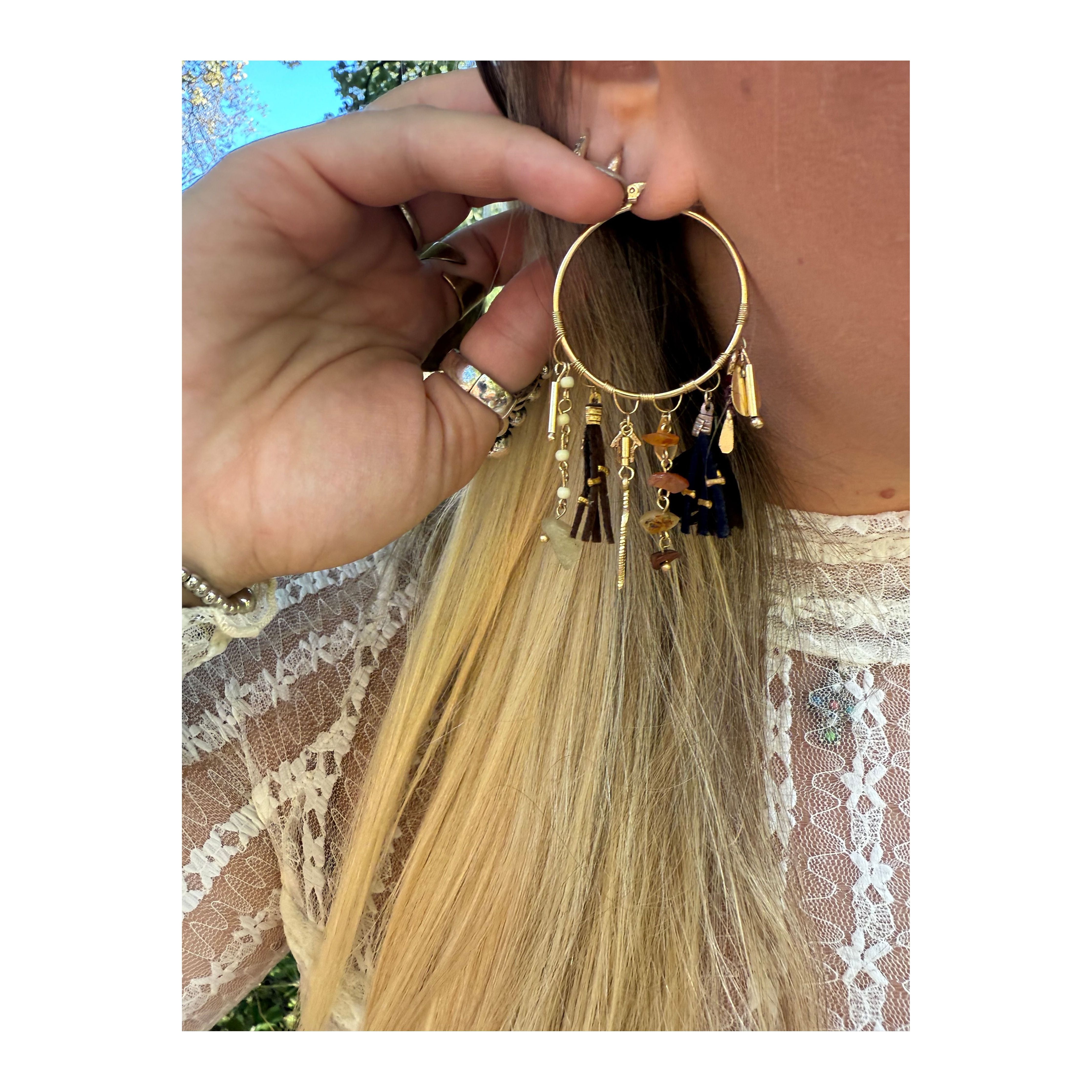 Full of Fun Hoop Earring