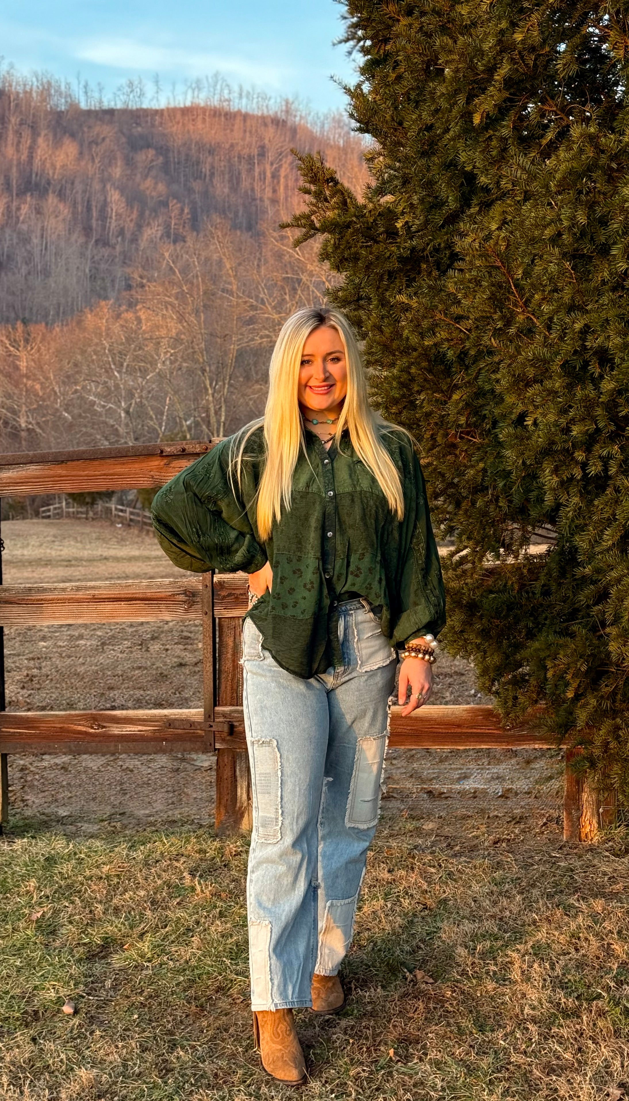 POL: Happy Life Patchwork Jean