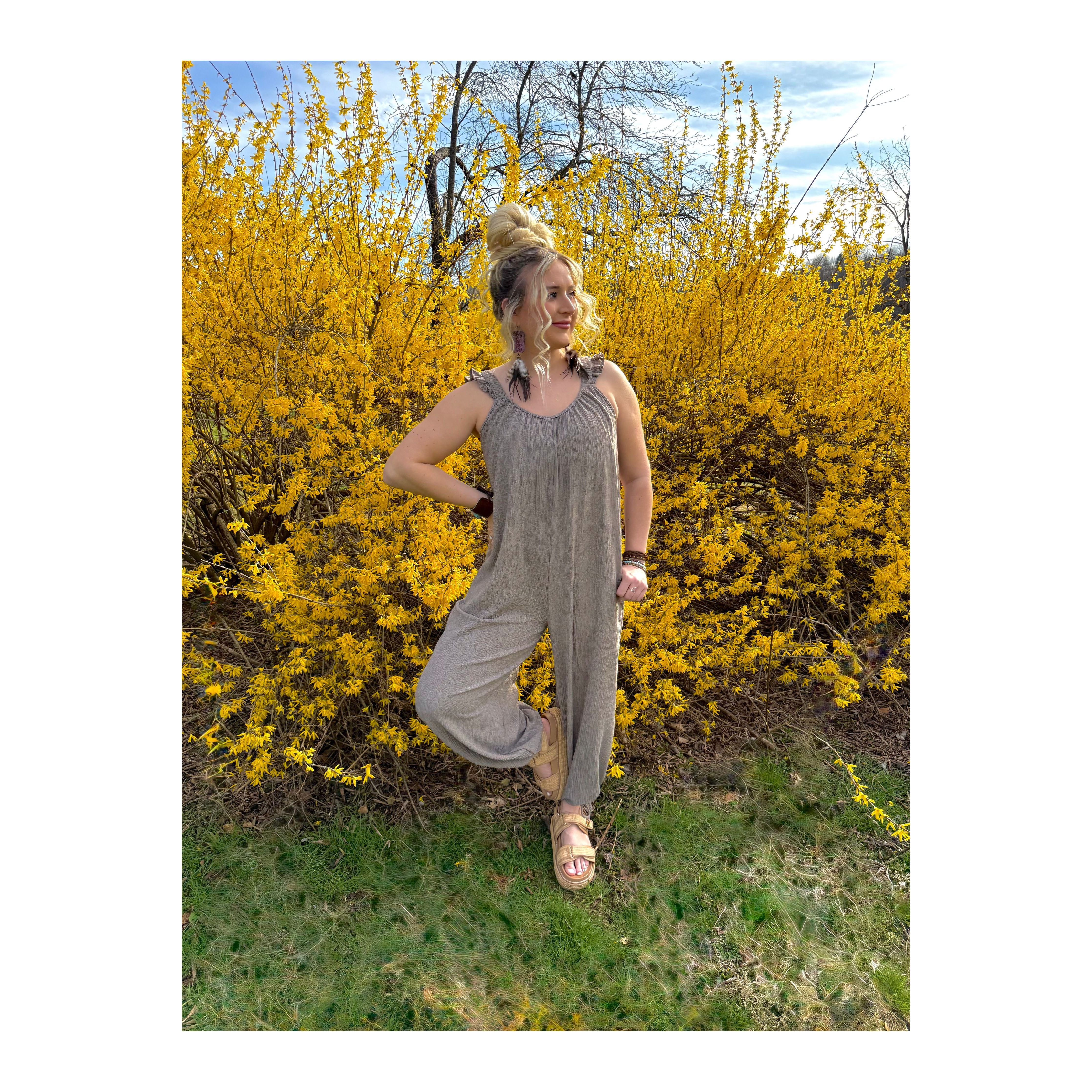 Wildflower Ruffle Jumpsuit