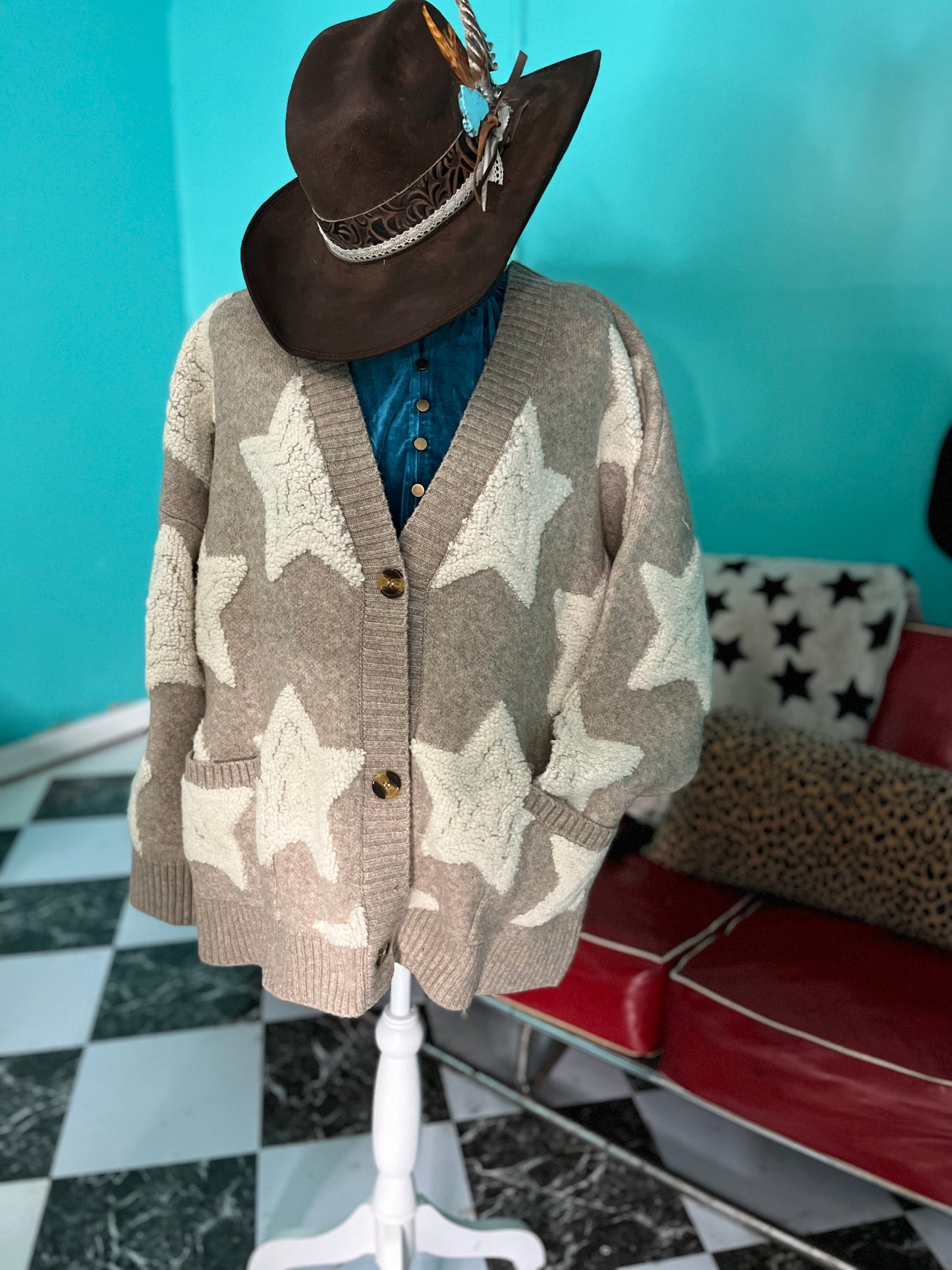 Sherpa Star Cardigan