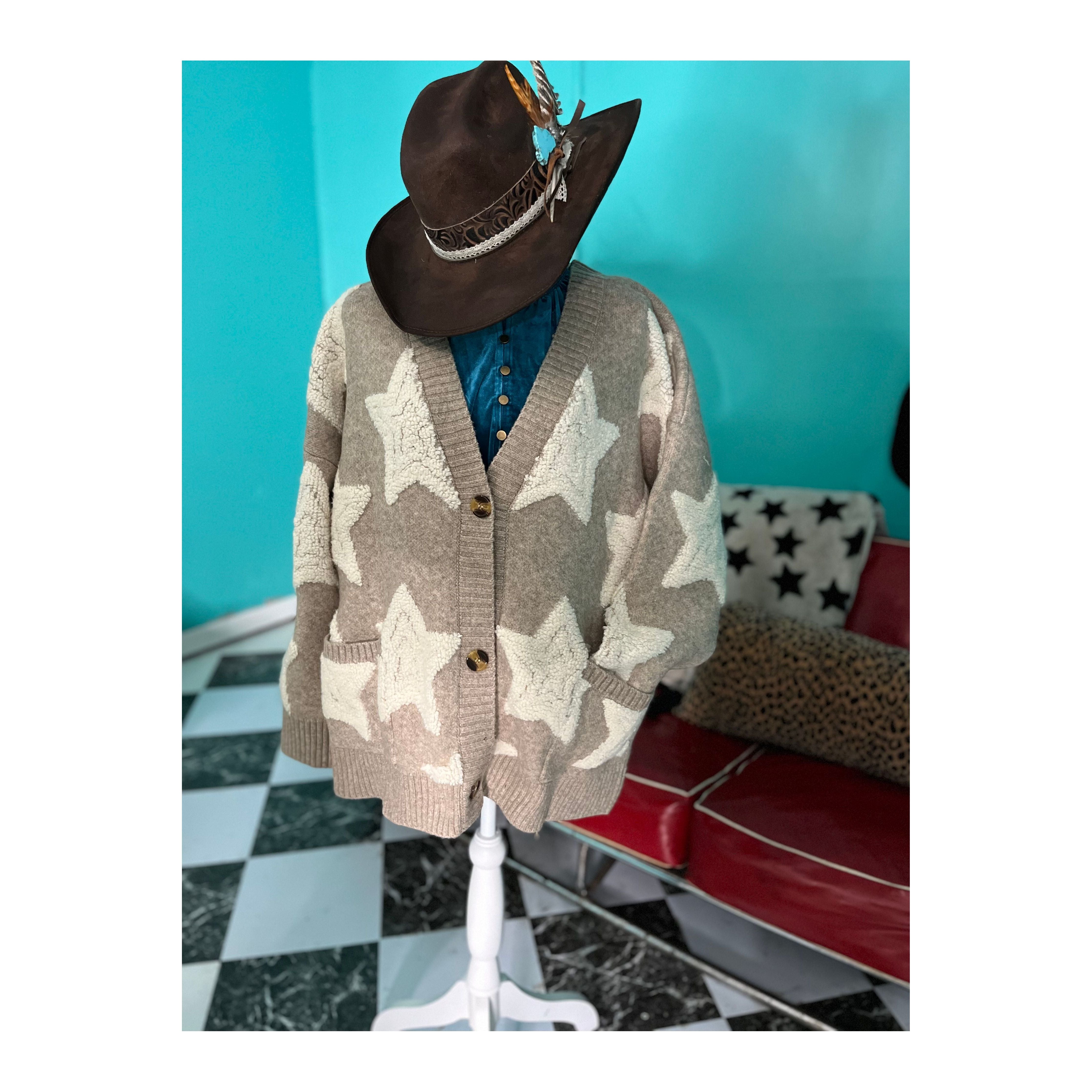 Sherpa Star Cardigan