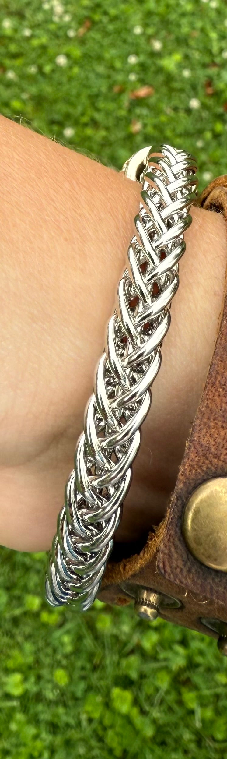 Blue Bangle Bracelet