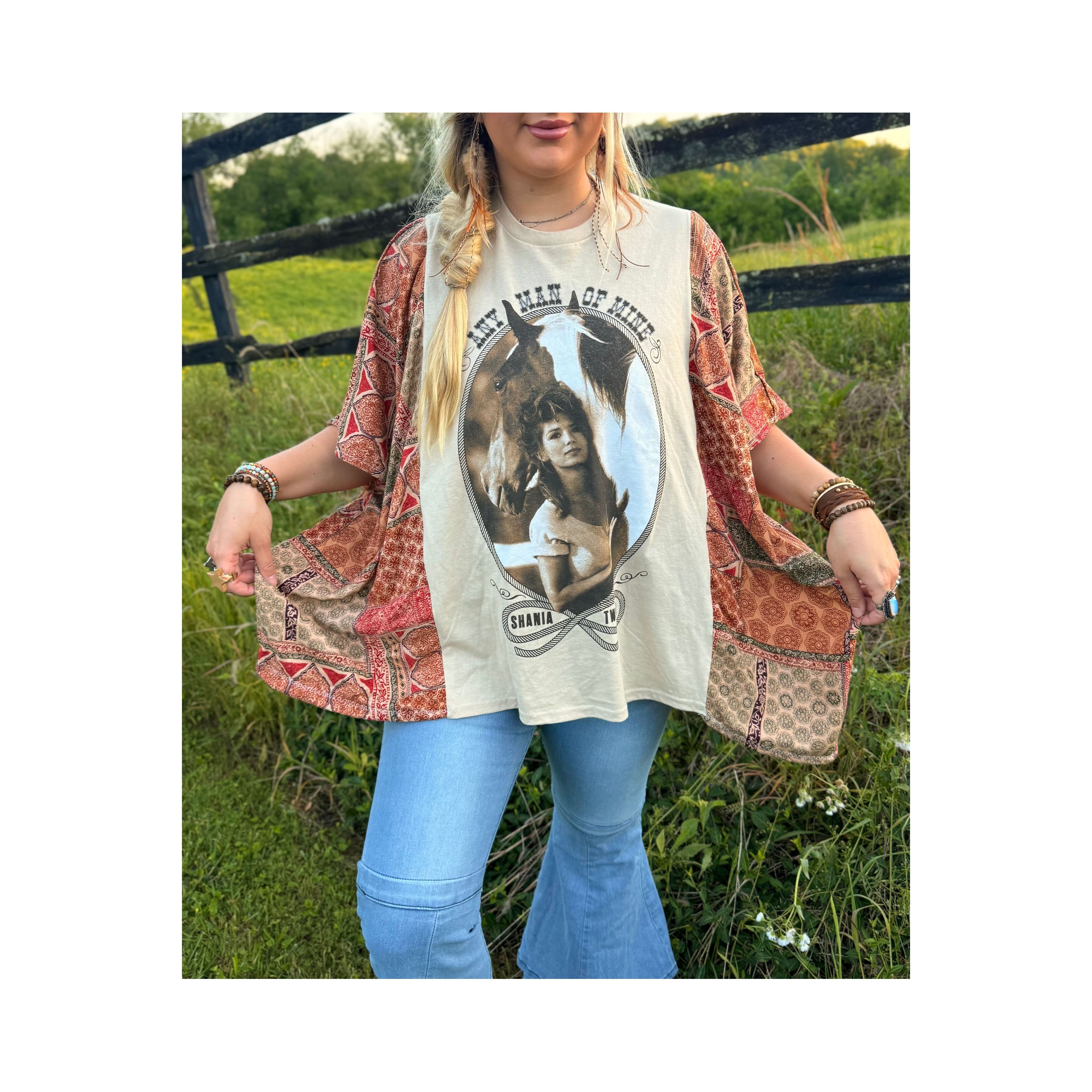 Shania Twain Upcycled Tee