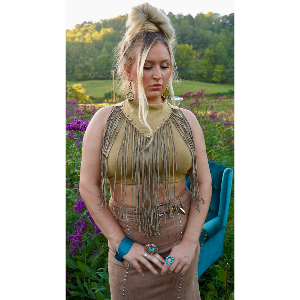 Desert drift fringe tank