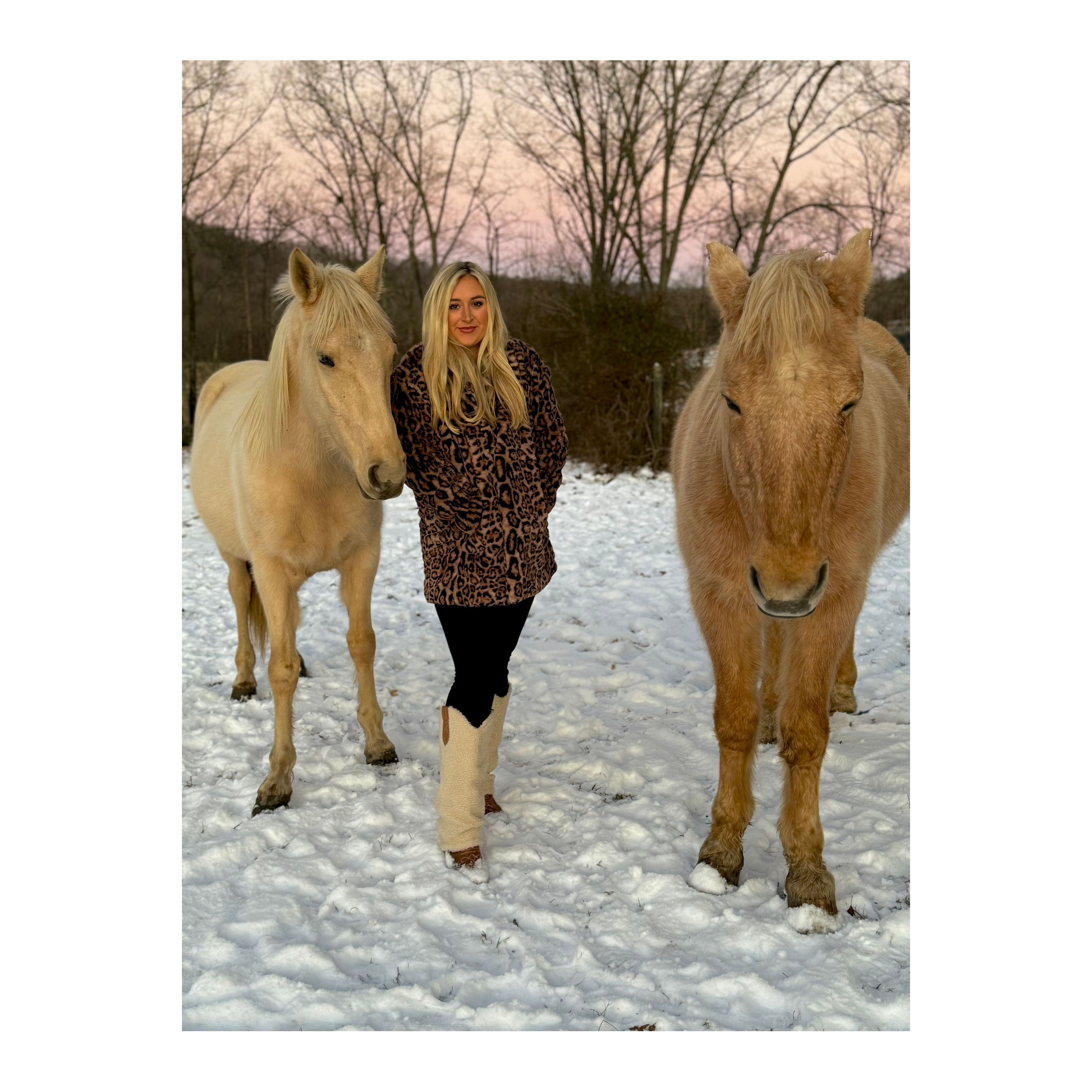 Cheetah Faux Fur Jacket