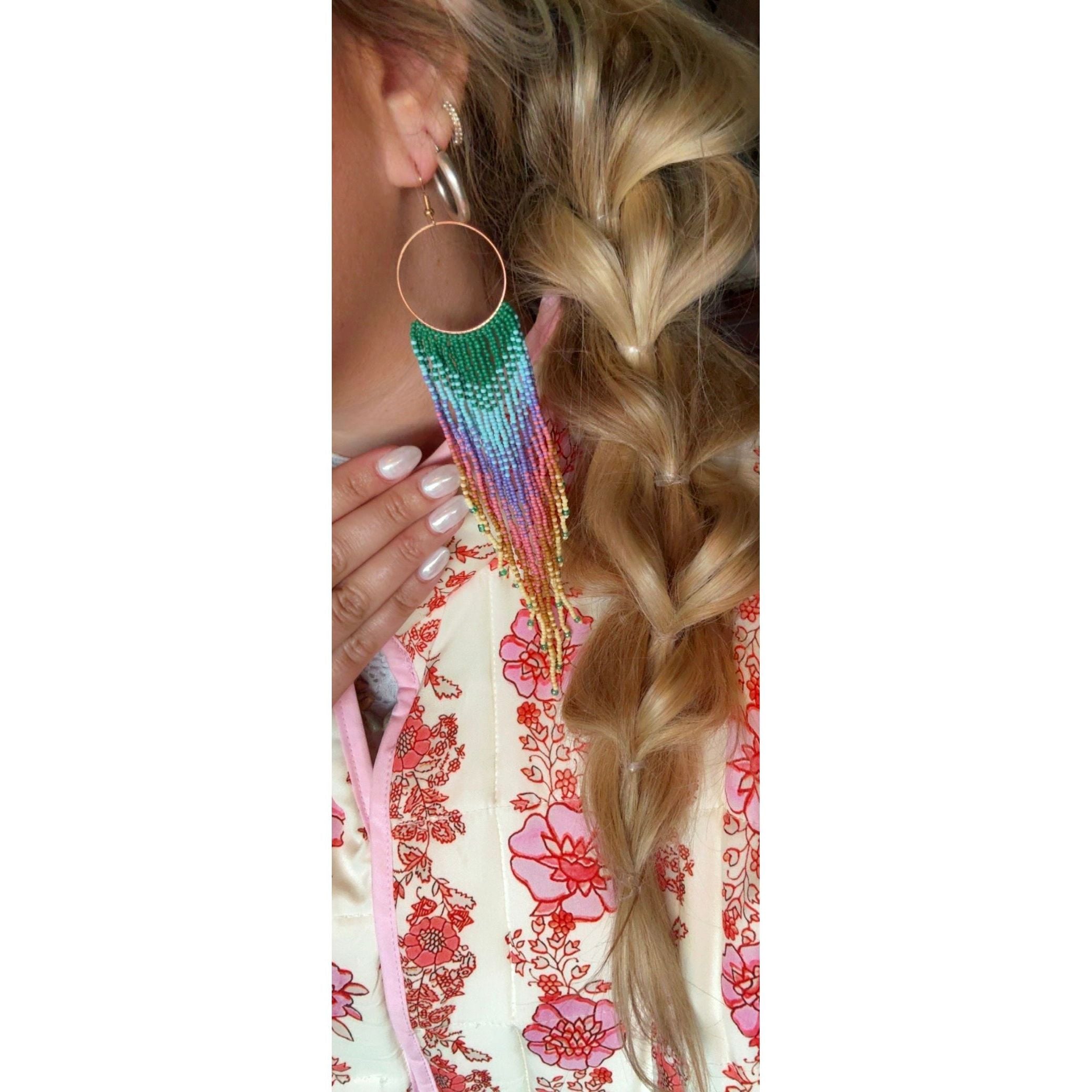 Colorful Beaded Earrings
