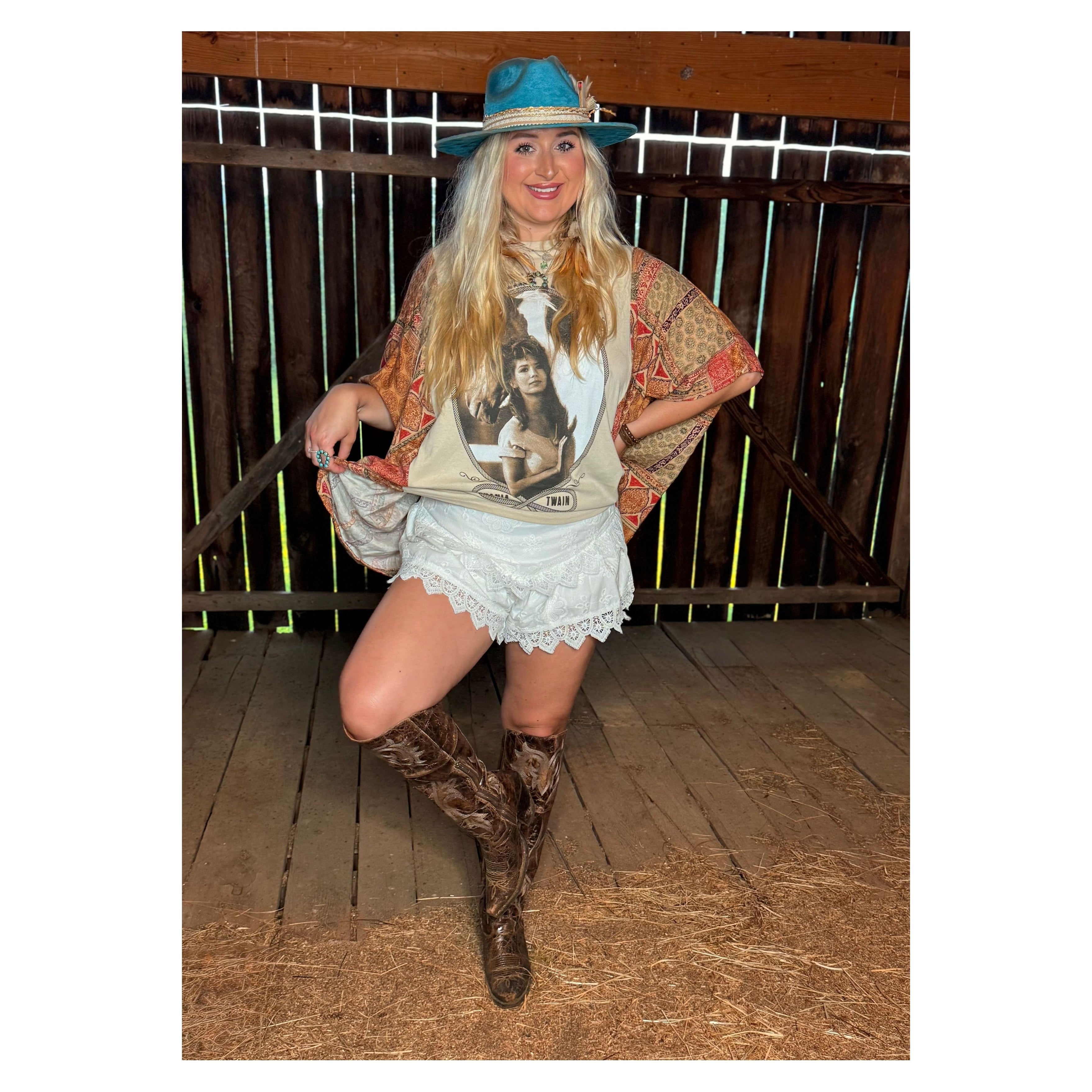 Victorian Layered Lace Shorts