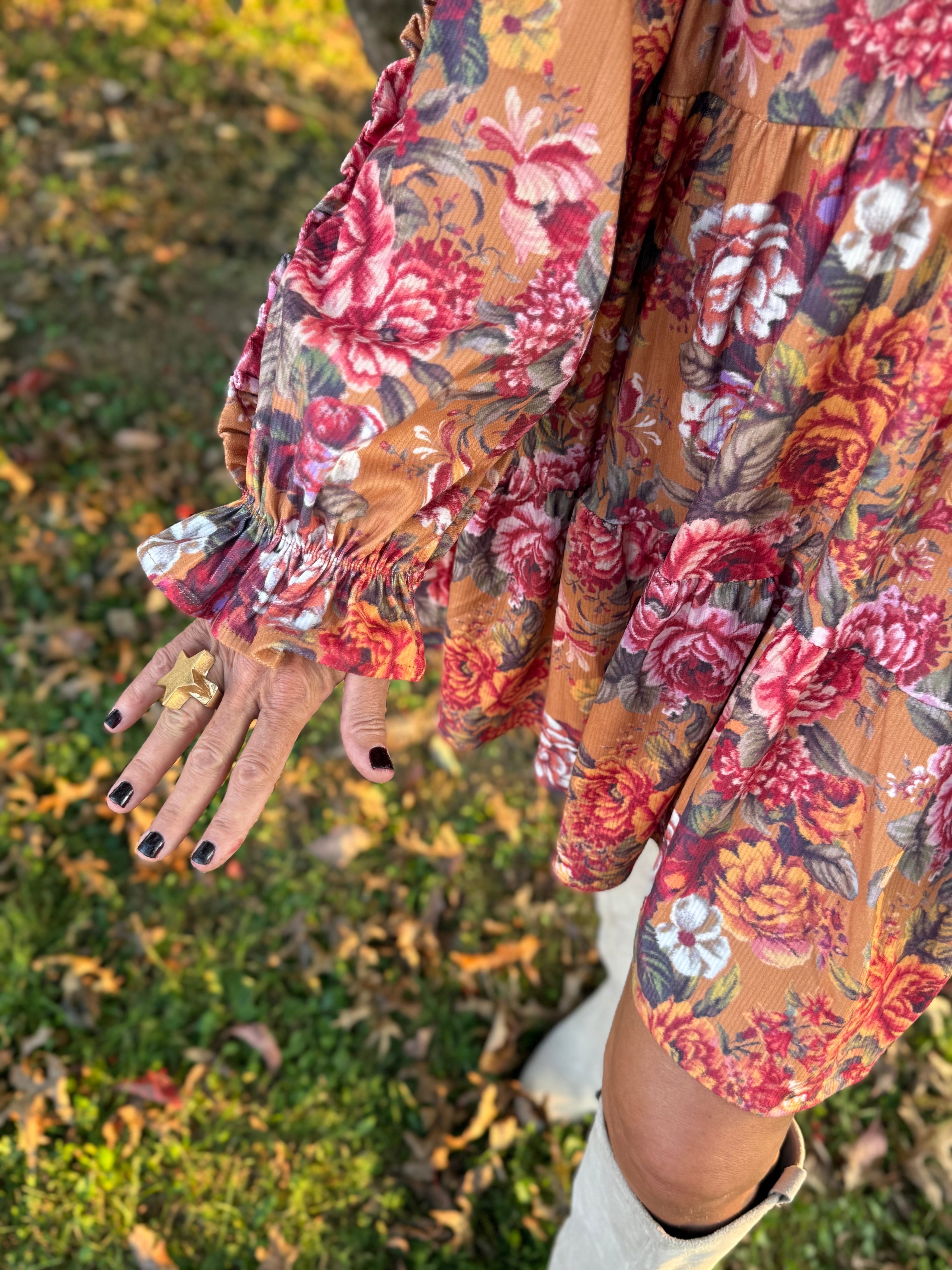 Sunday Morning Floral Dress