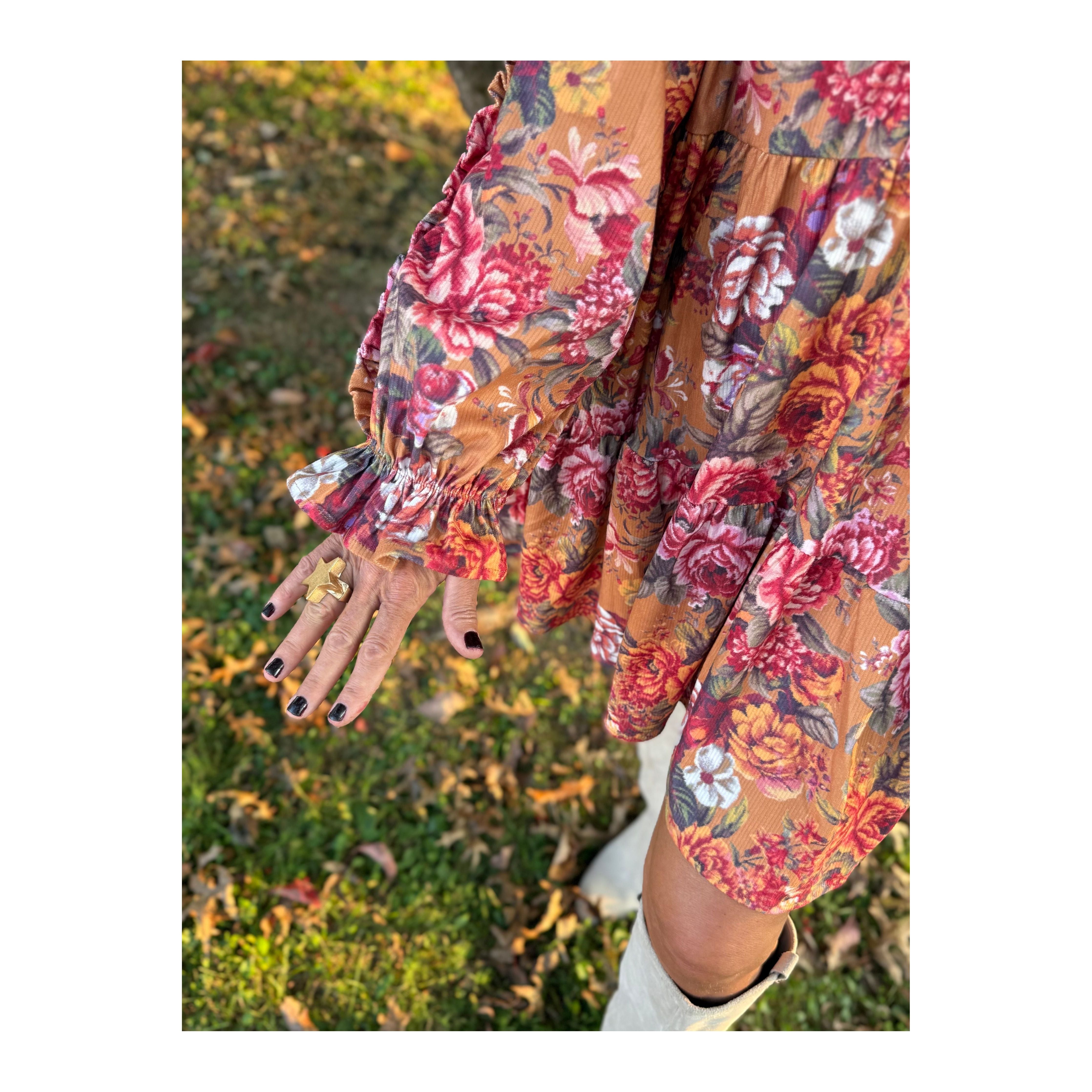 Sunday Morning Floral Dress