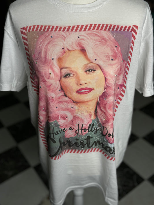 Holly Dolly Christmas (with diamonds)
