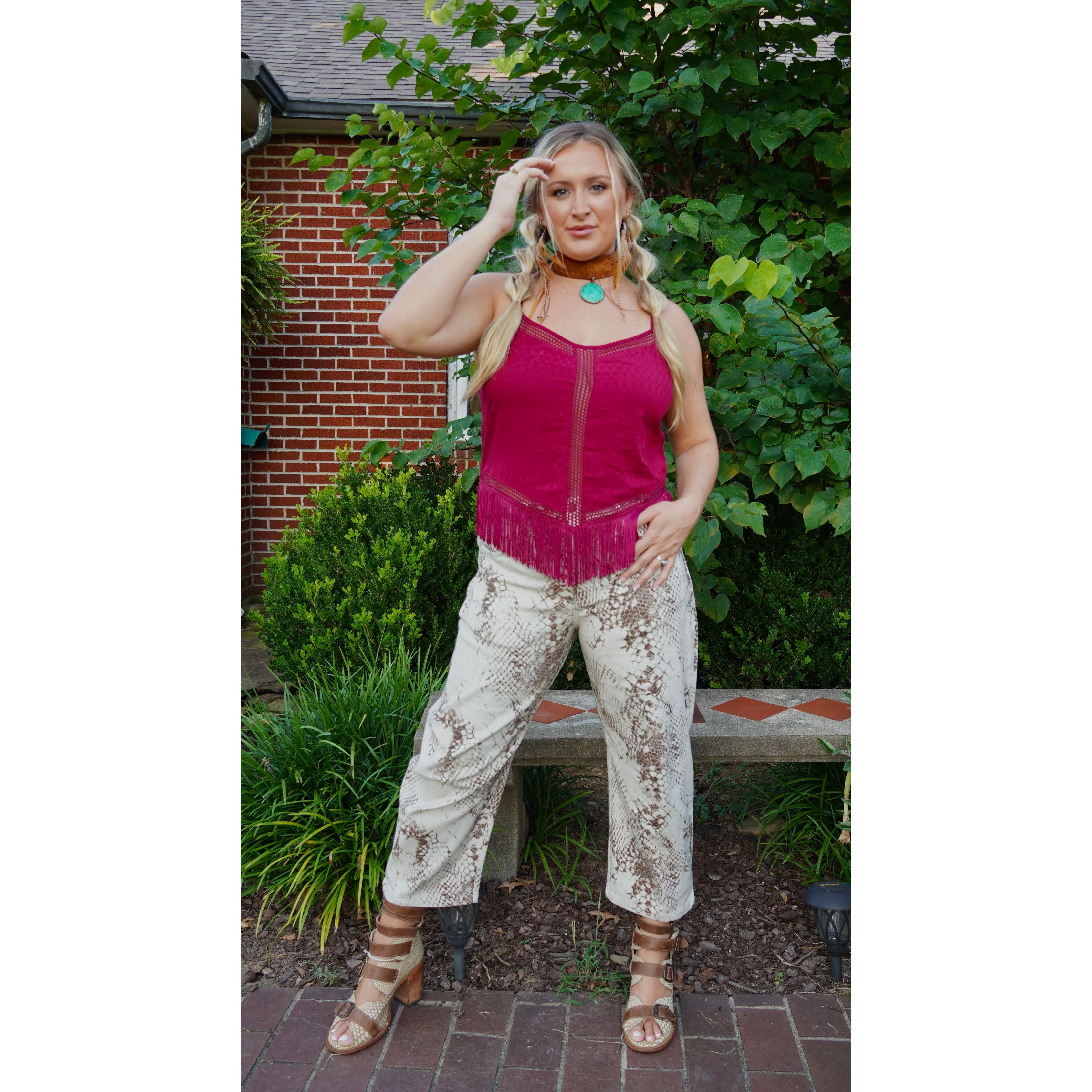 Python Print Wide leg pants