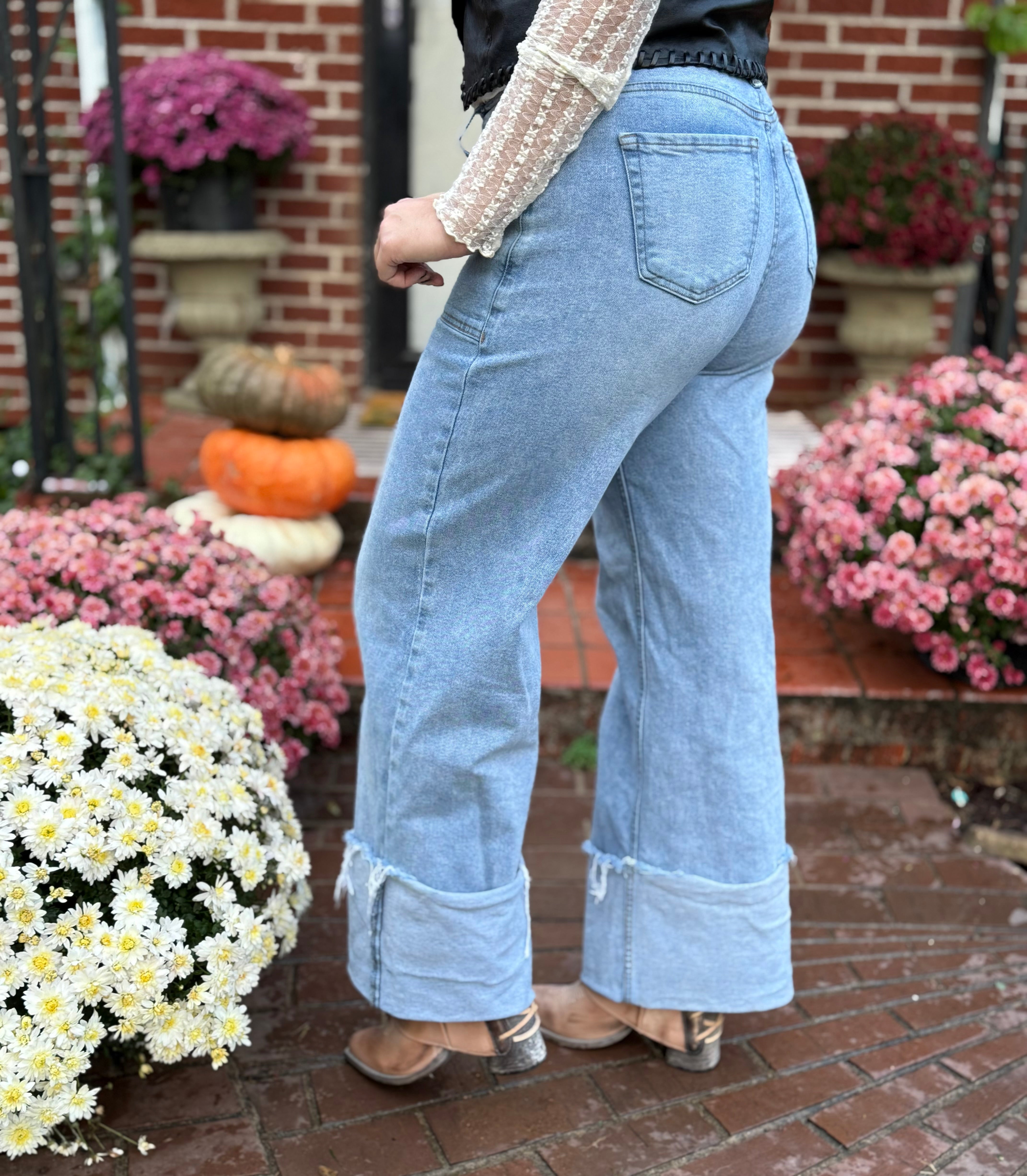 Jane Wide Leg Pocket Jean