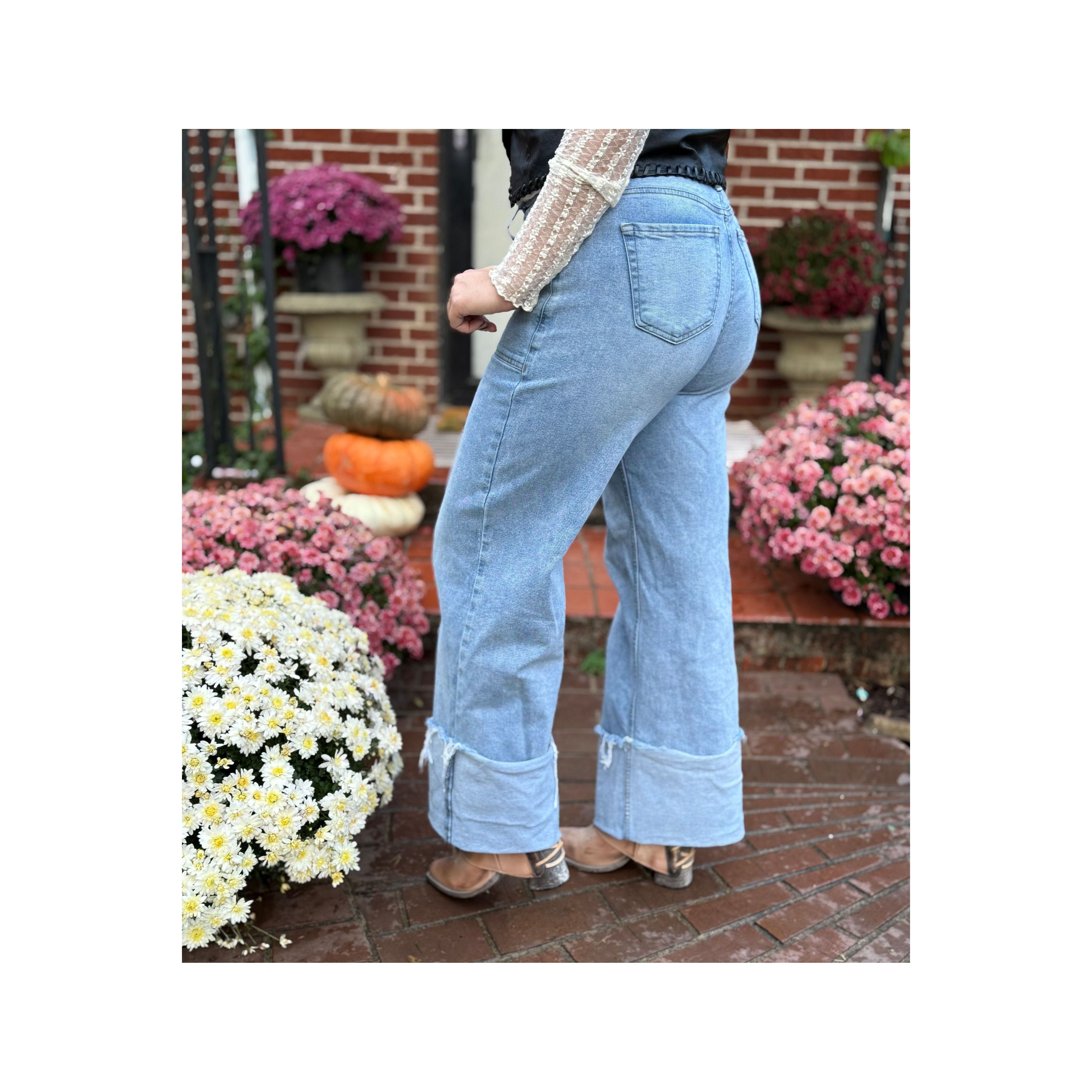 Jane Wide Leg Pocket Jean