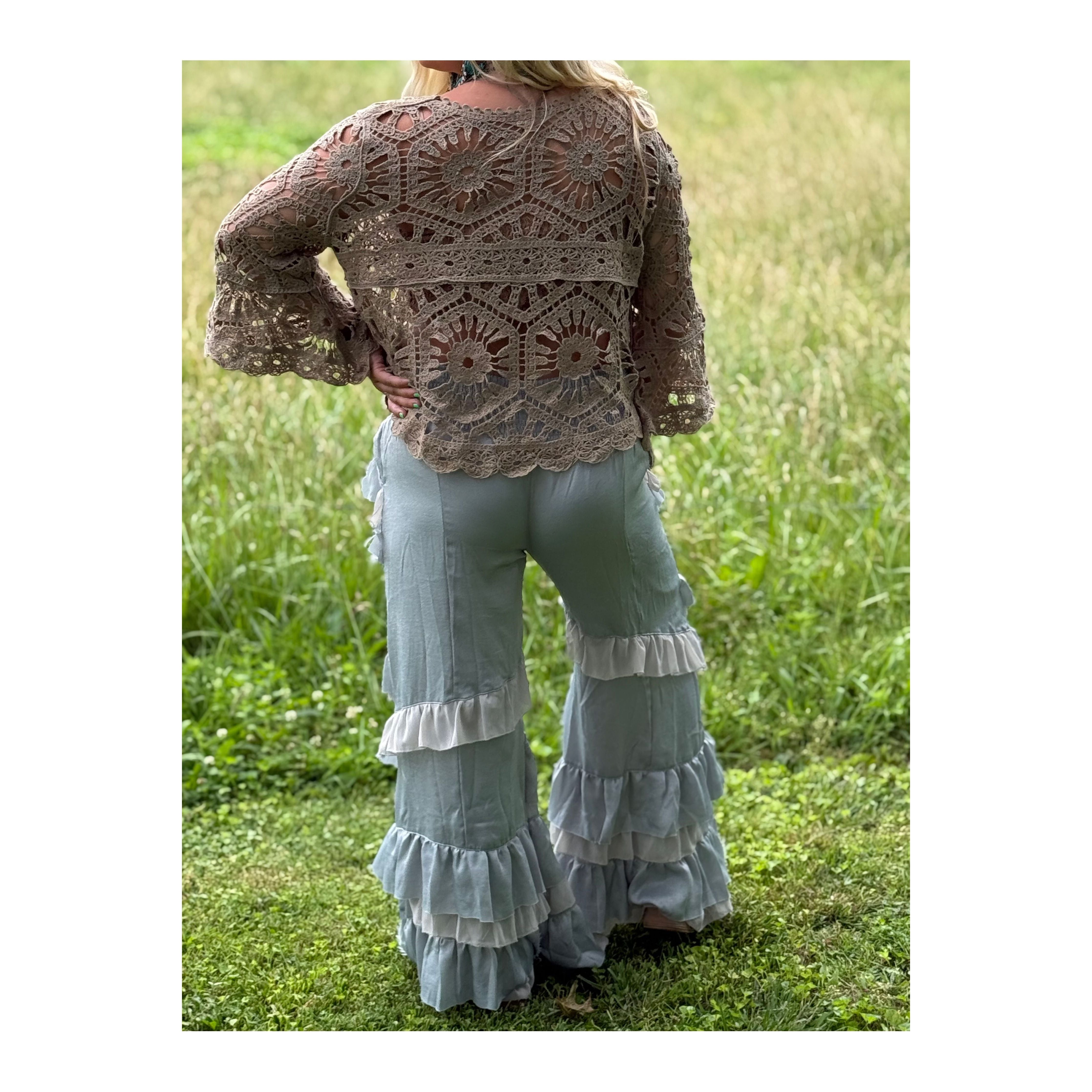 Oli & Hali: Tiered Ruffle Pant