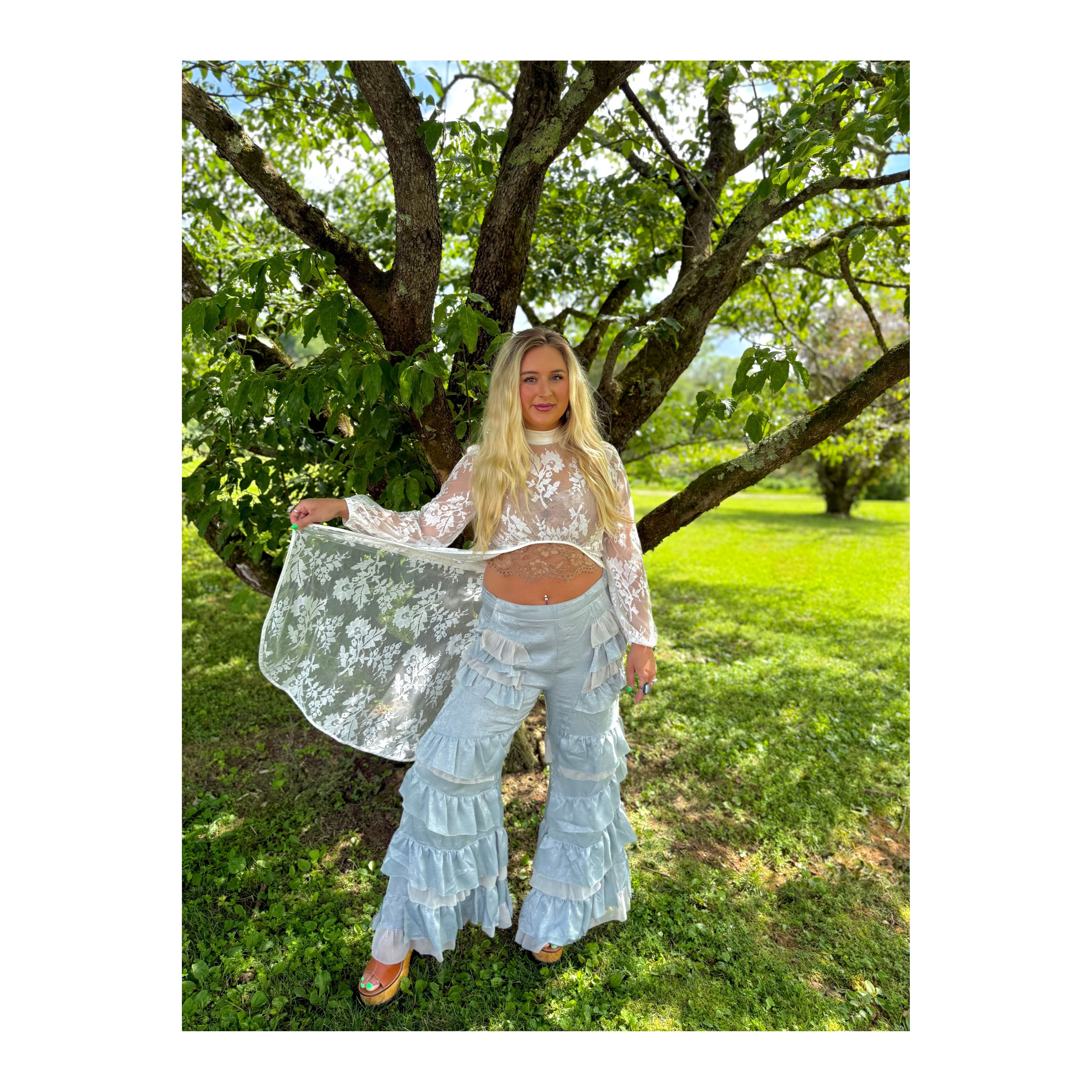 Oli & Hali: Tiered Ruffle Pant
