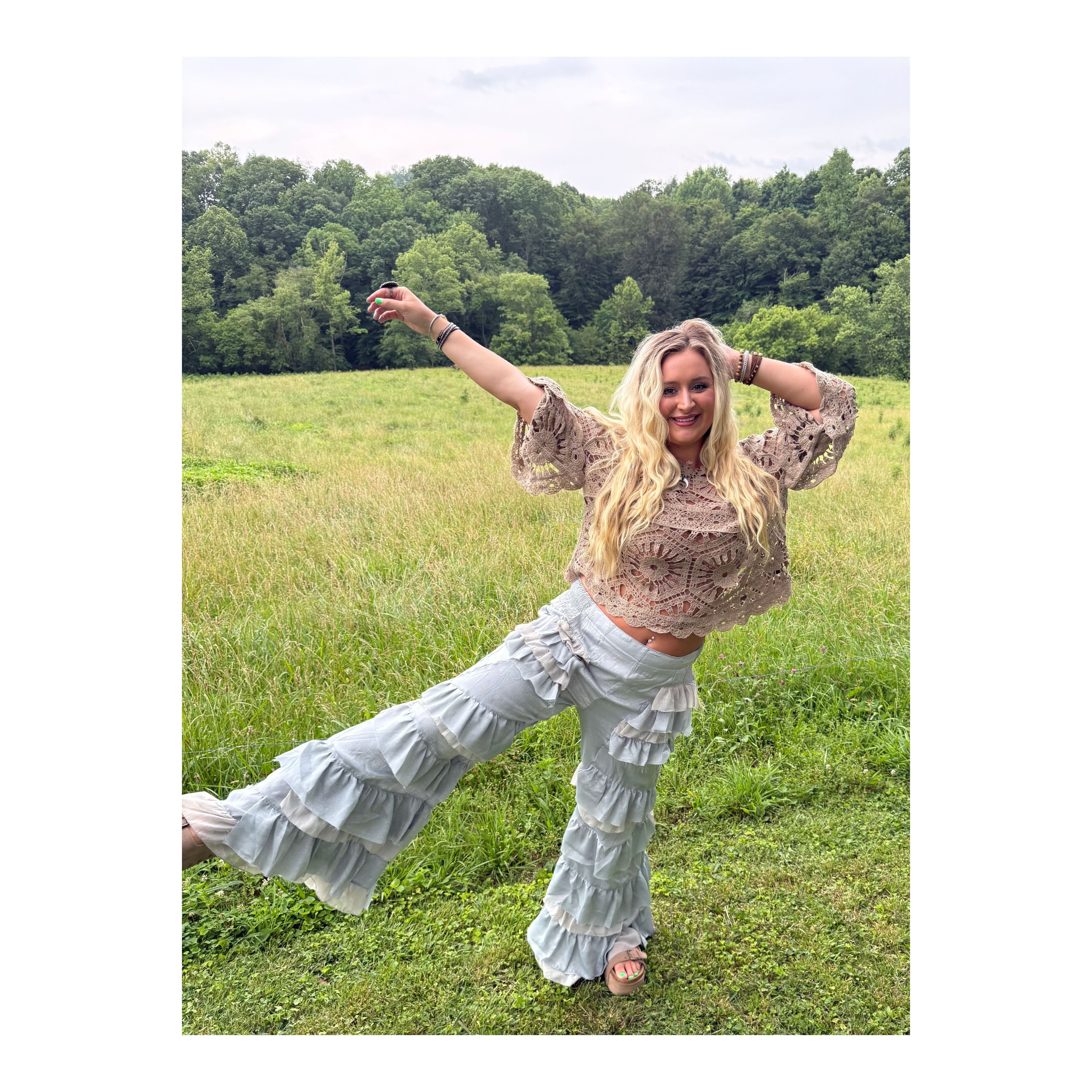 Oli & Hali: Tiered Ruffle Pant