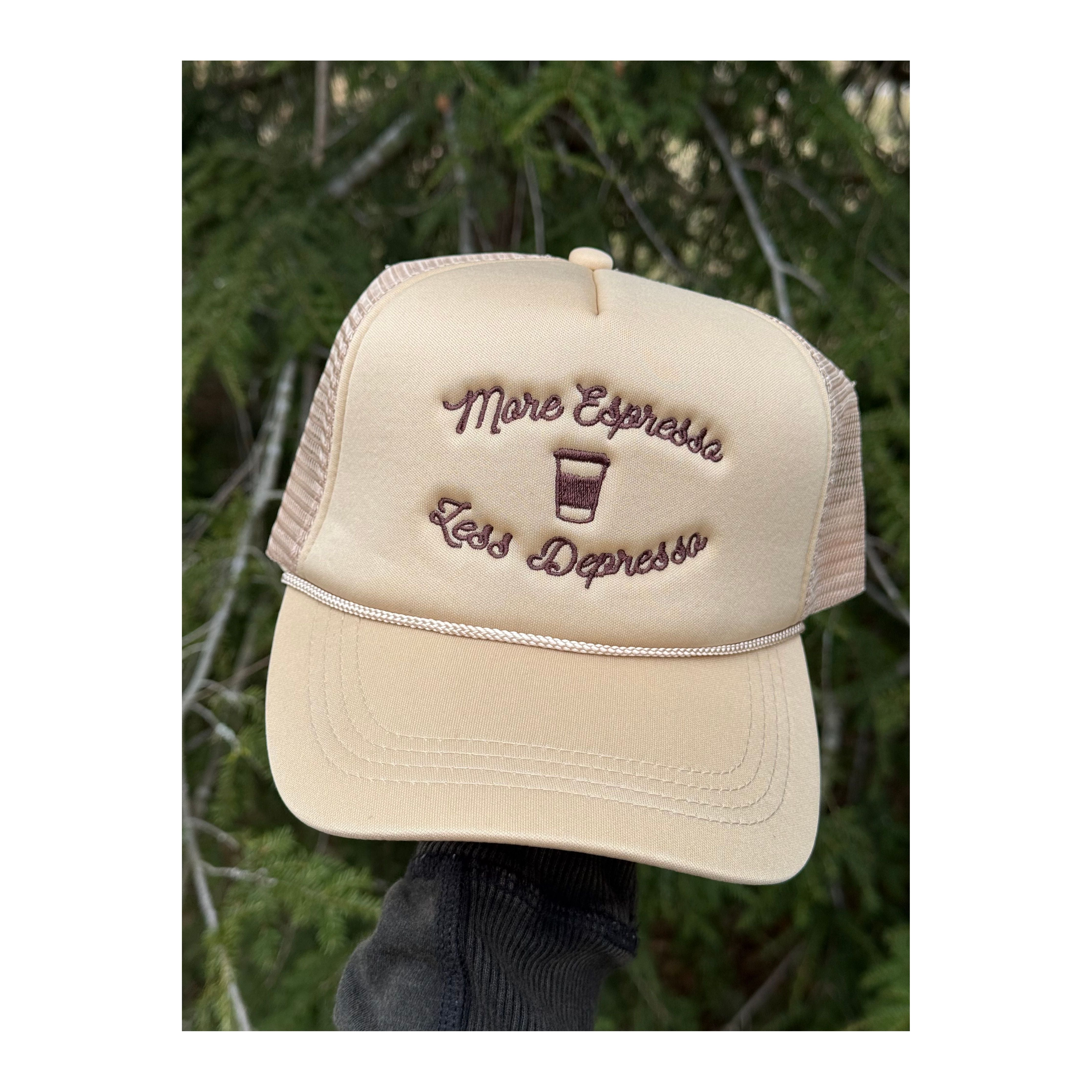 More Espresso Less Depresso hat