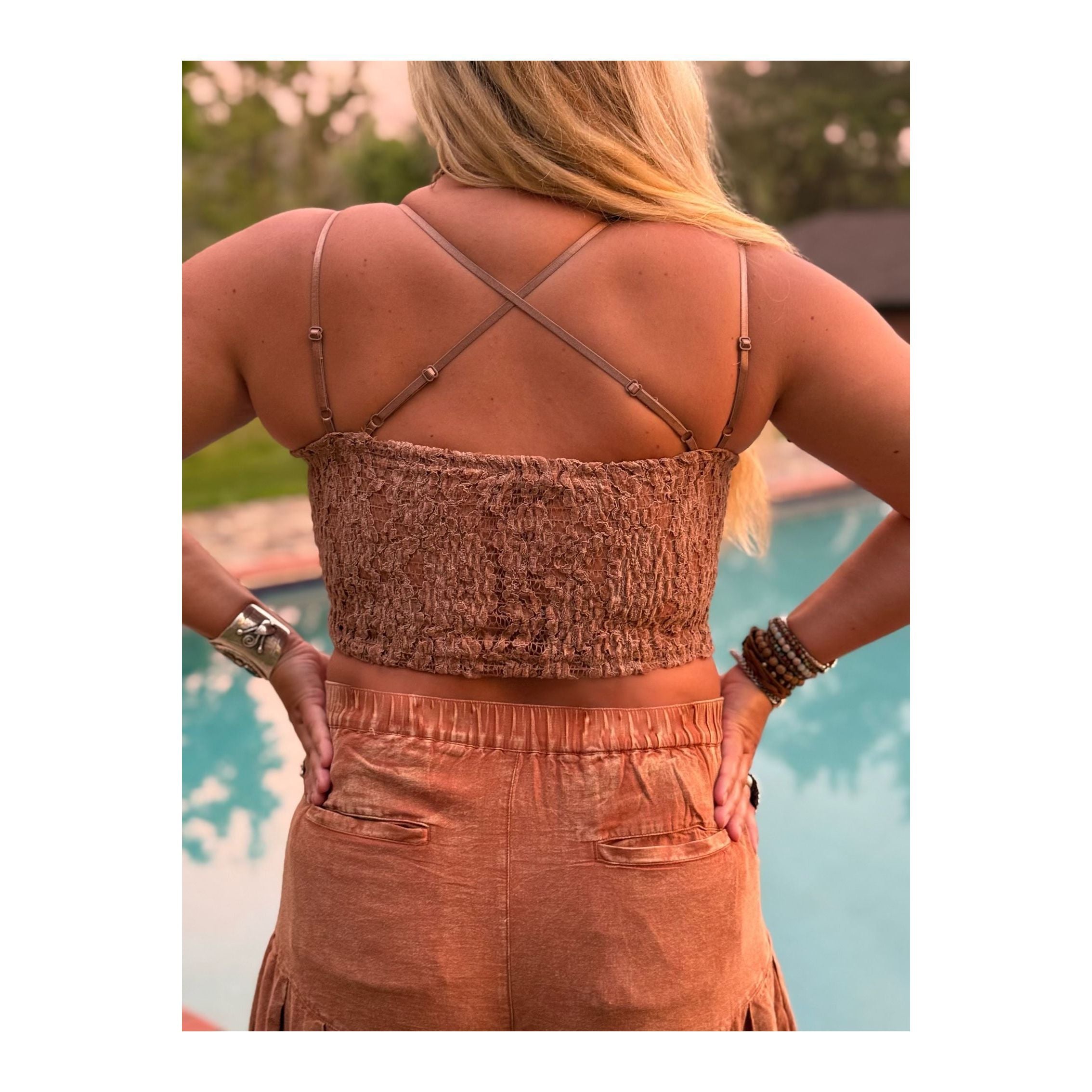 Oli & Hali: Floral Lace Bralette