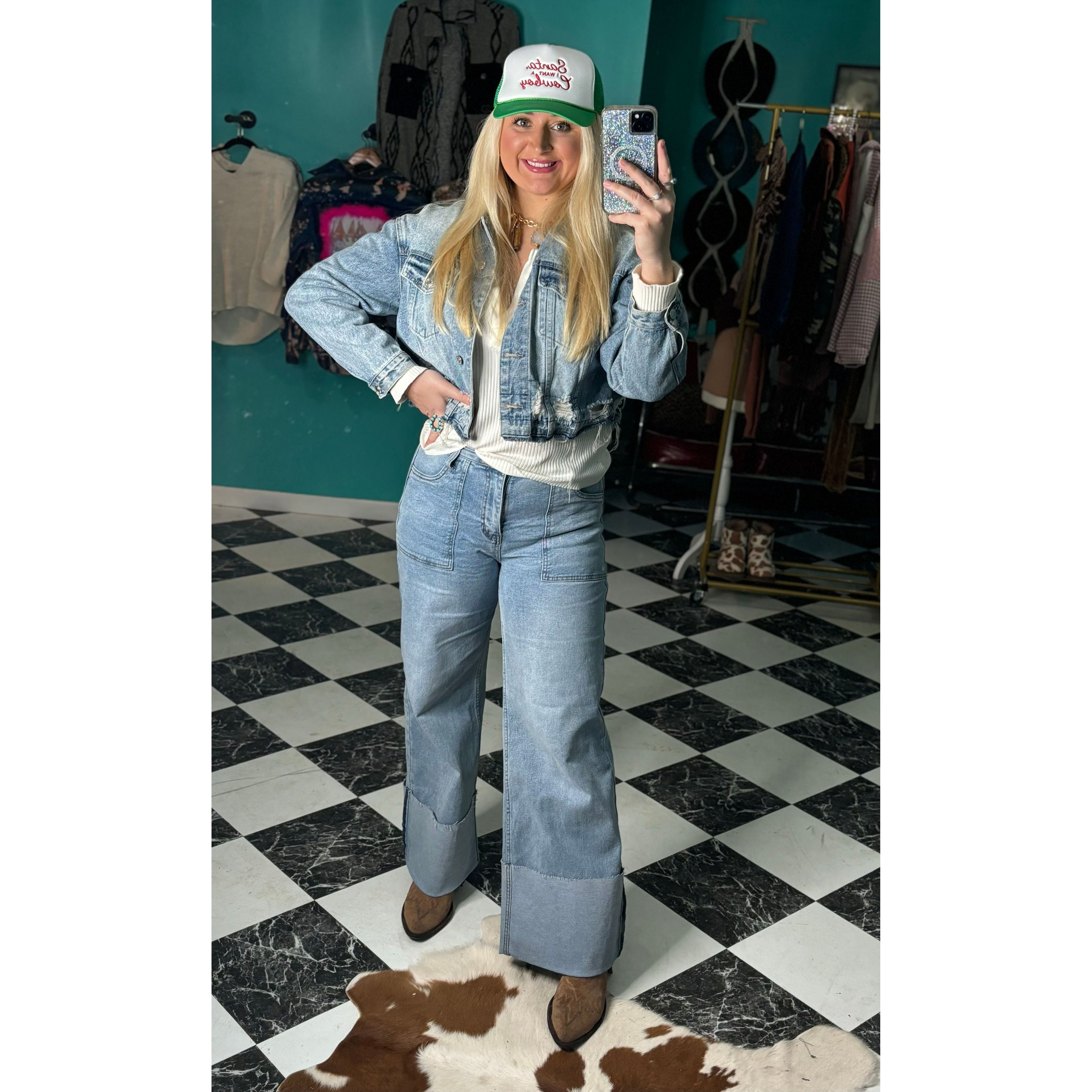 Santa I Want A Cowboy Hat