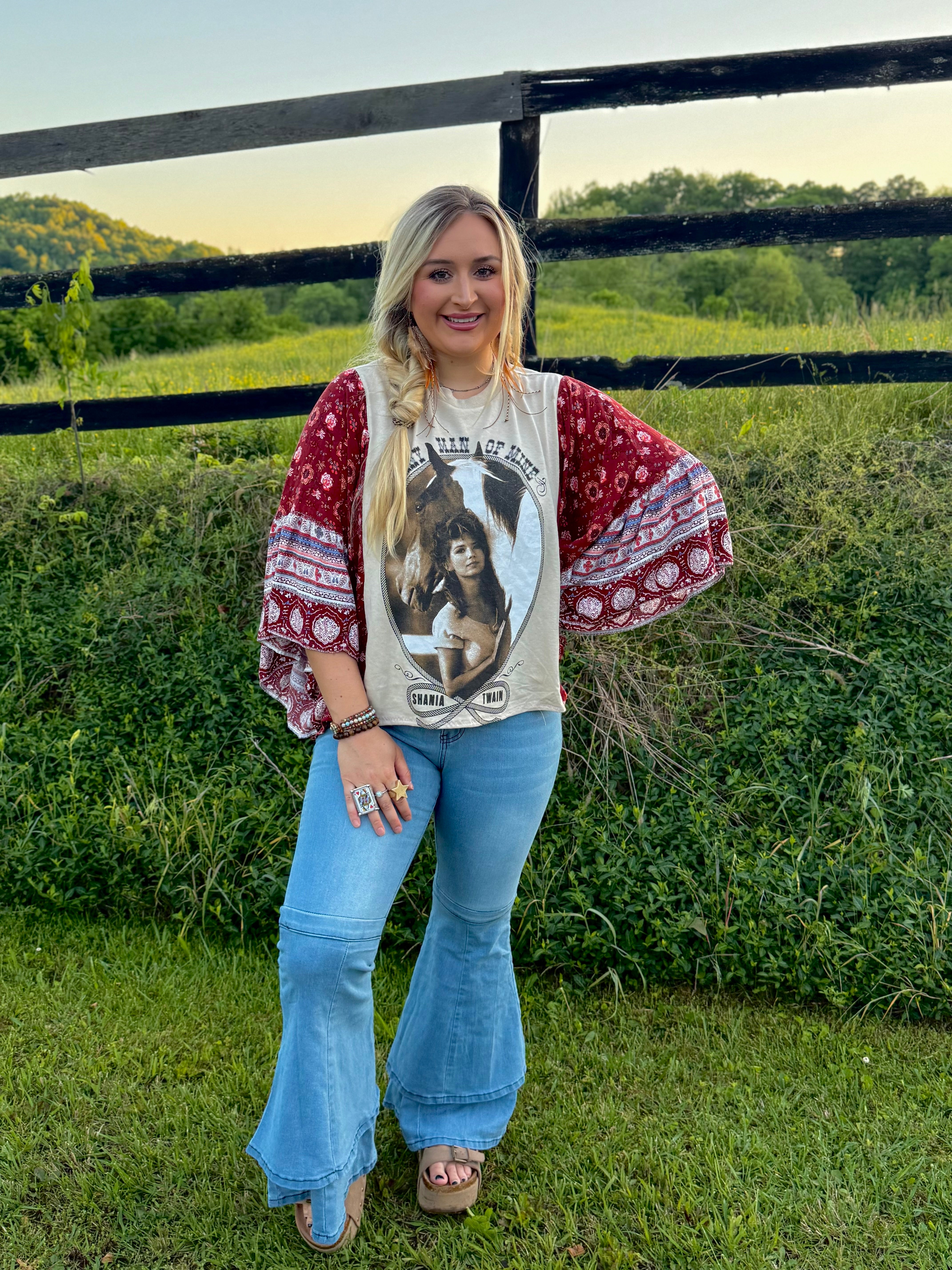 Shania Twain Upcycled Tee