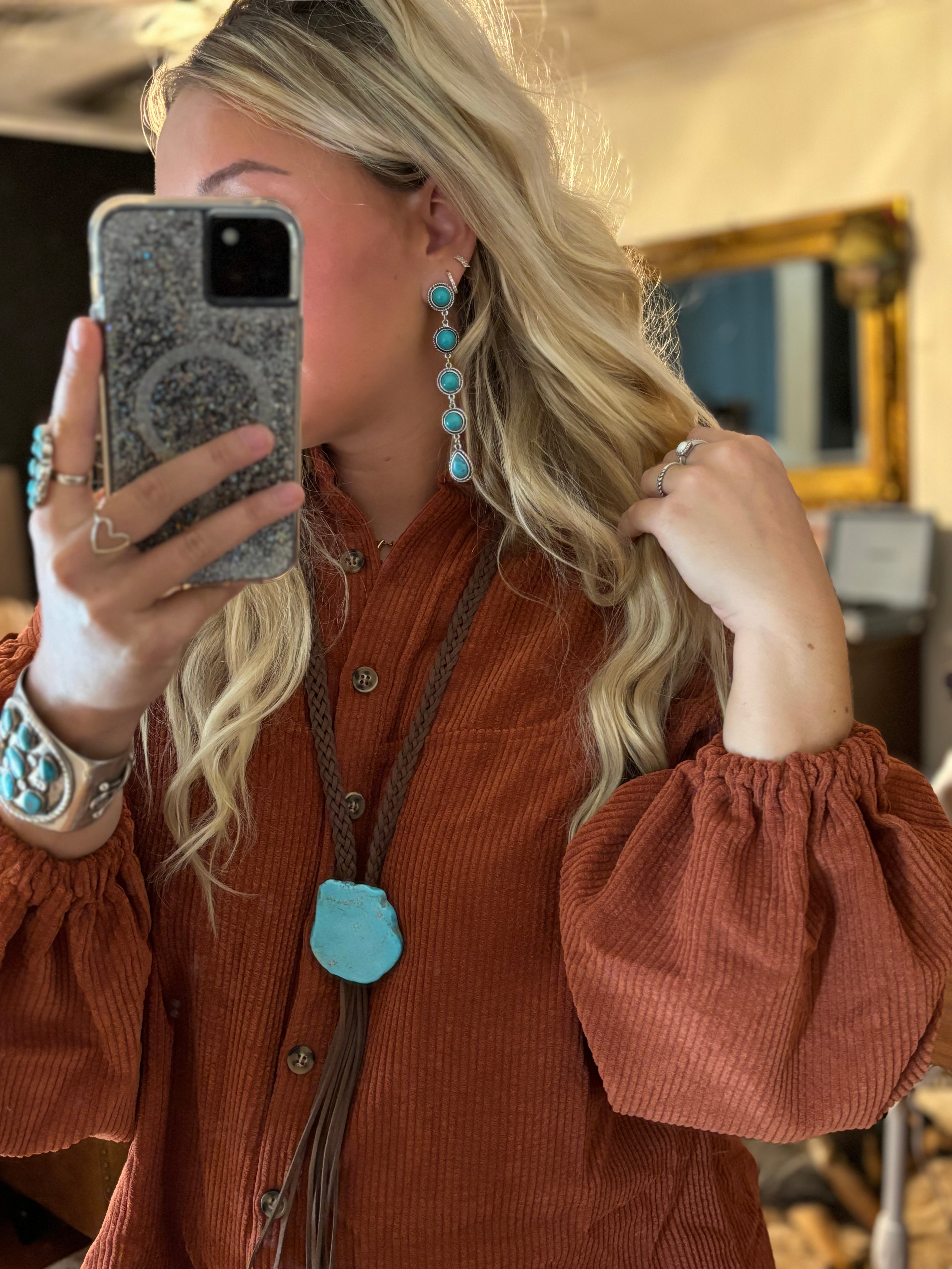 Turquoise Drop Earrings
