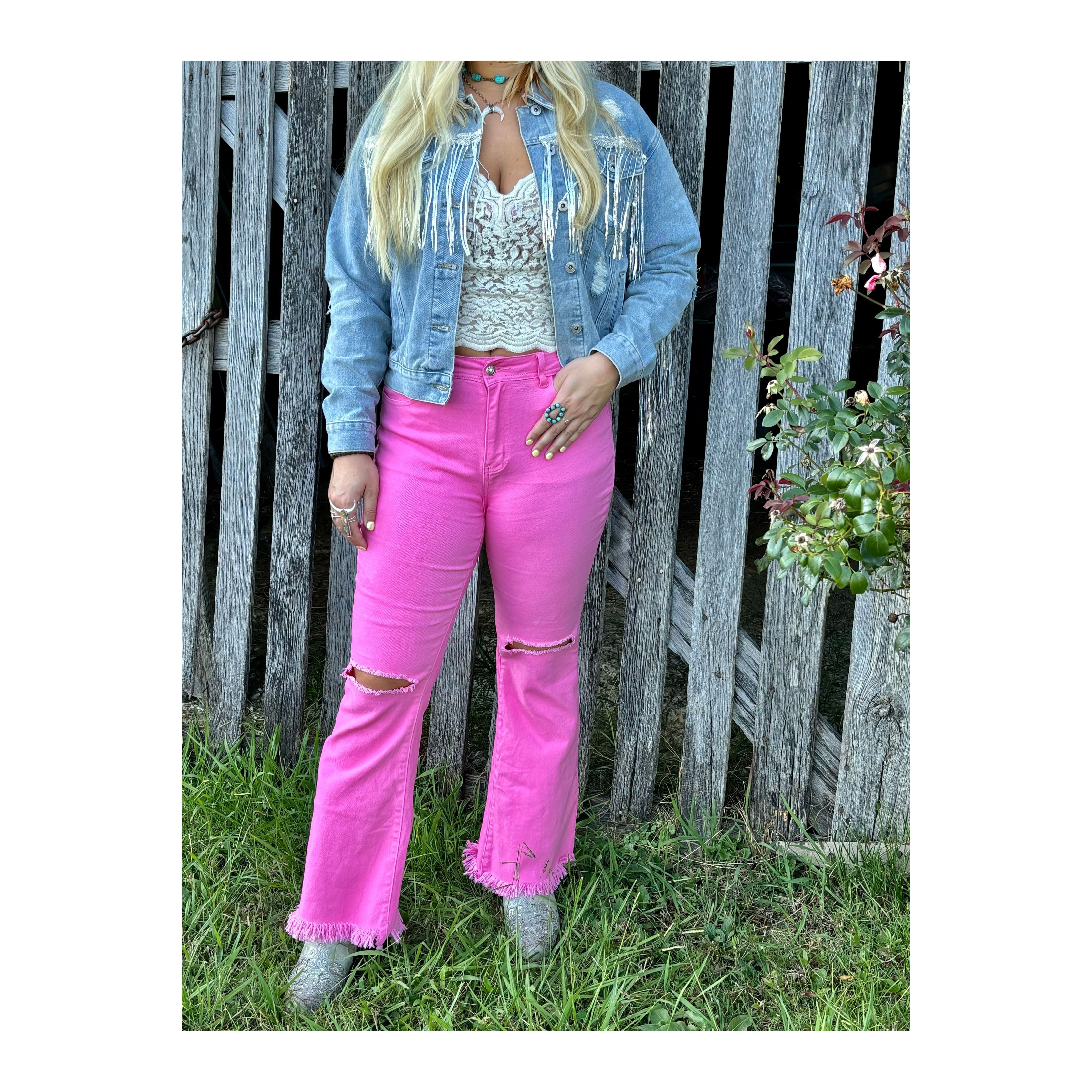 Pink Bellbottoms