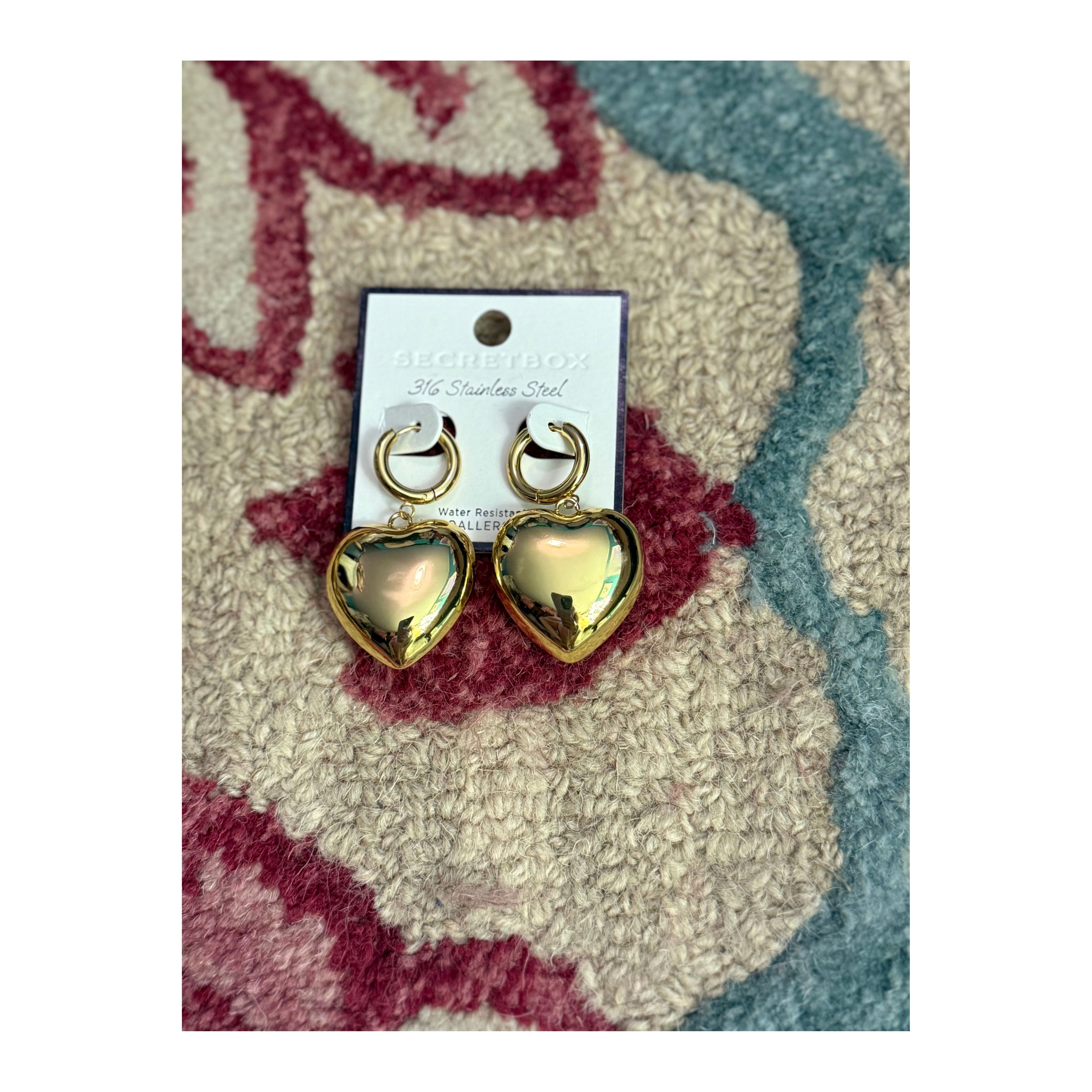 Chunky Heart Earrings