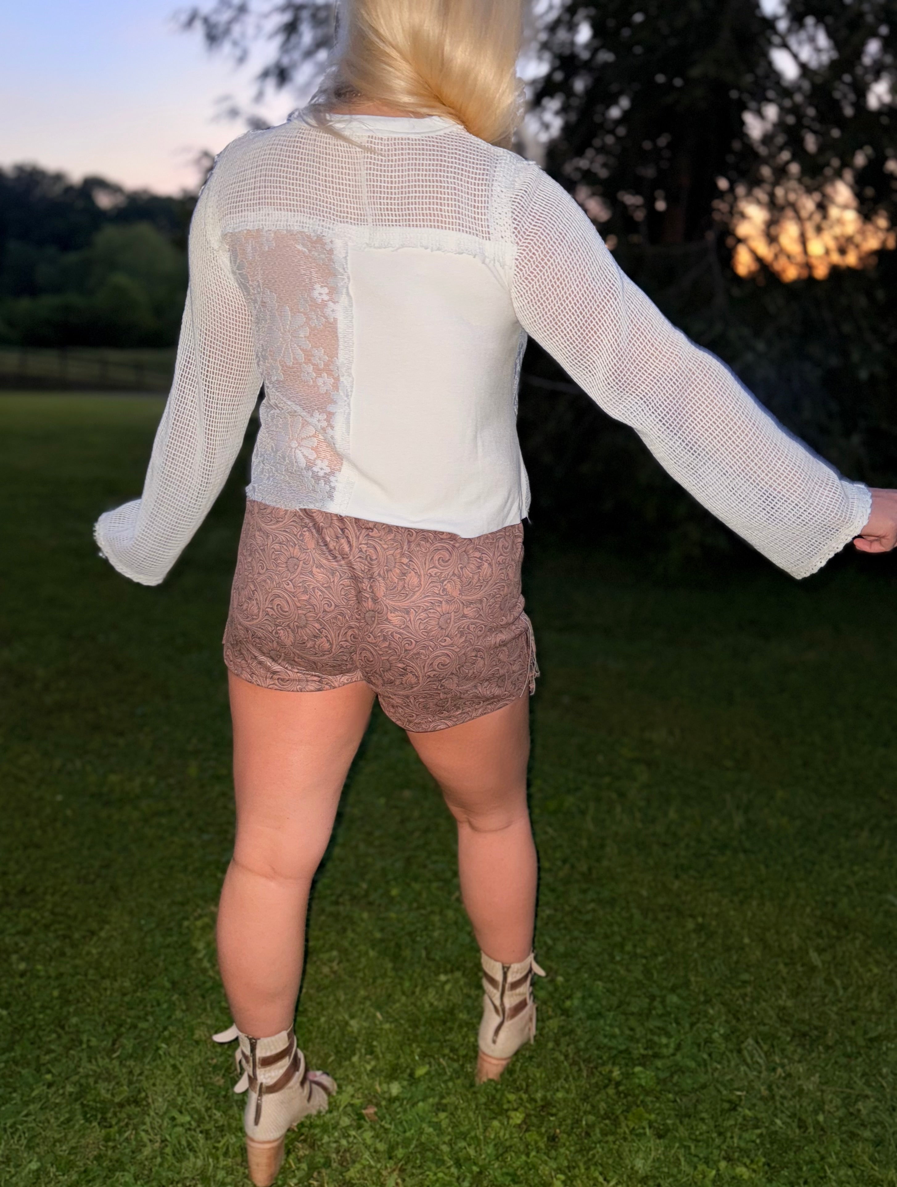 POL: Lace Magic Boho Top