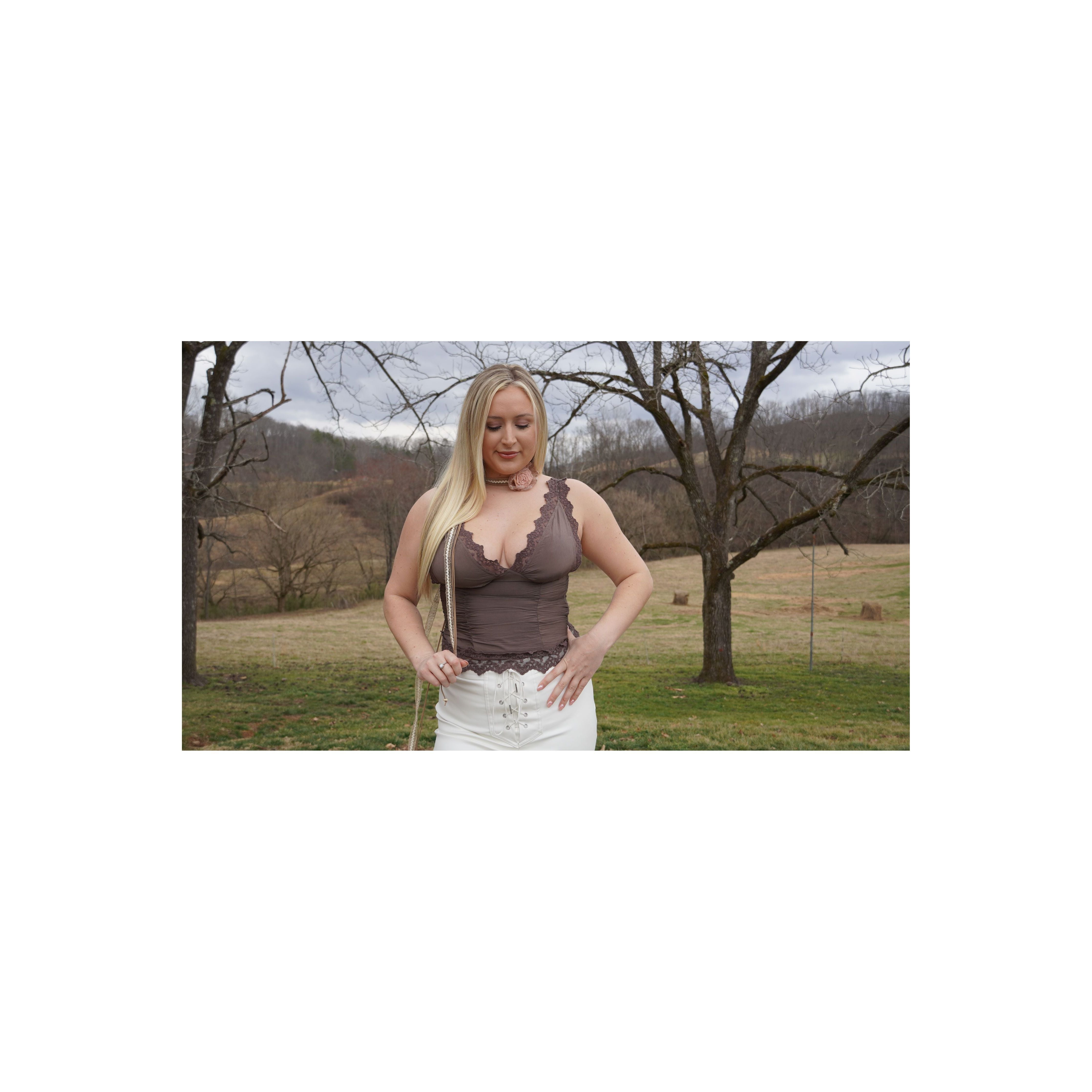 Lace Rose Belt