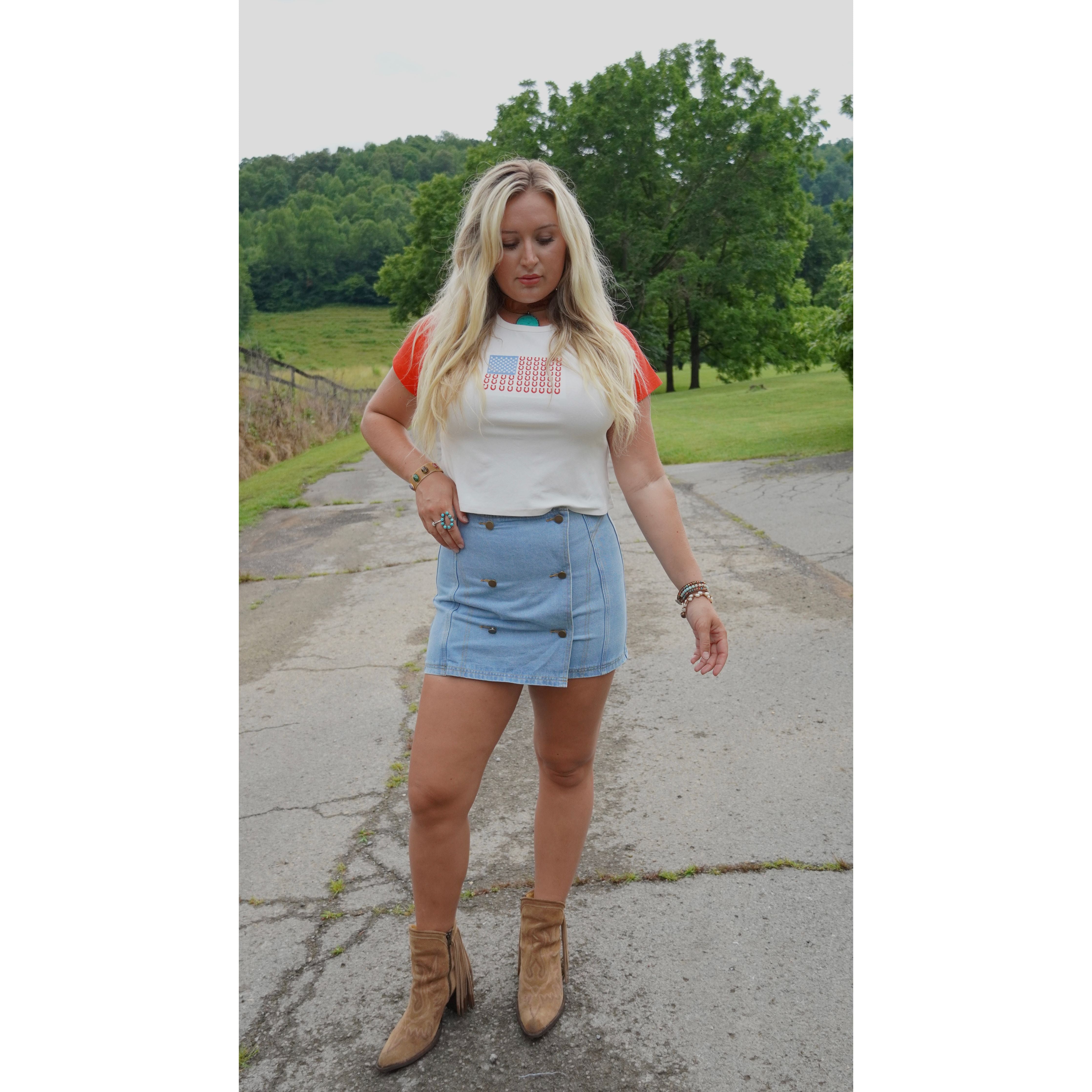 U.S of Neigh Baby Tee