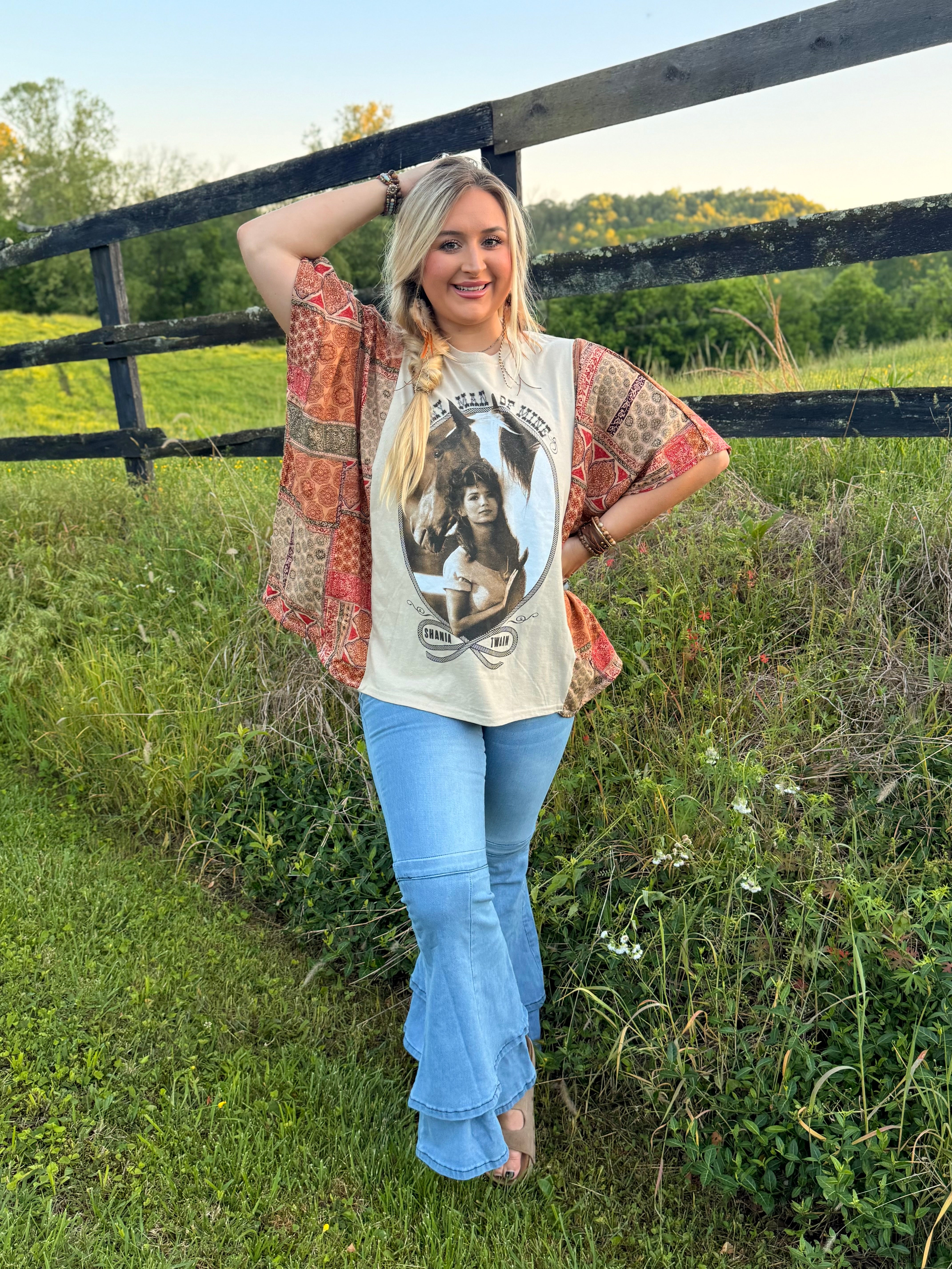 Shania Twain Upcycled Tee