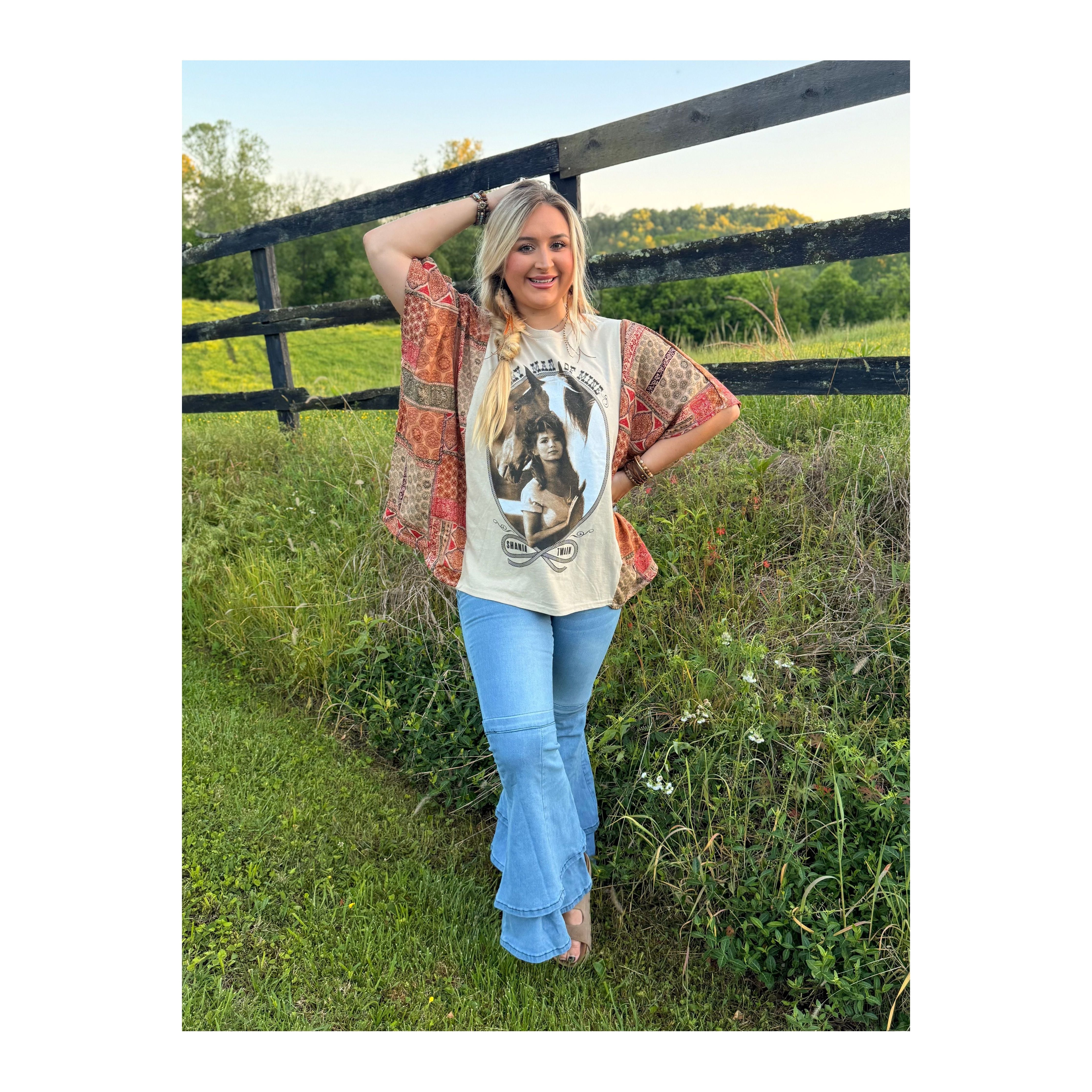 Shania Twain Upcycled Tee