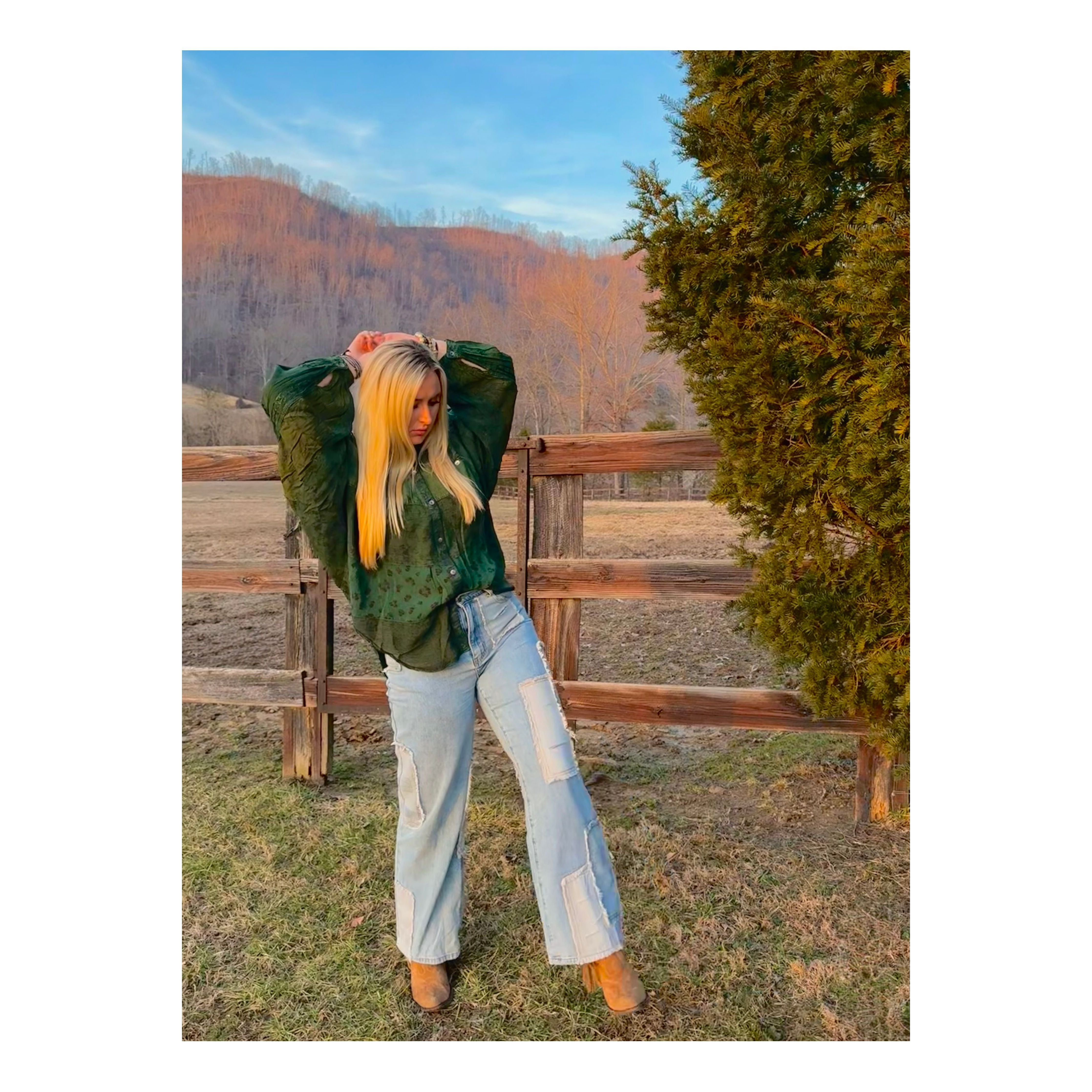 POL: Happy Life Patchwork Jean