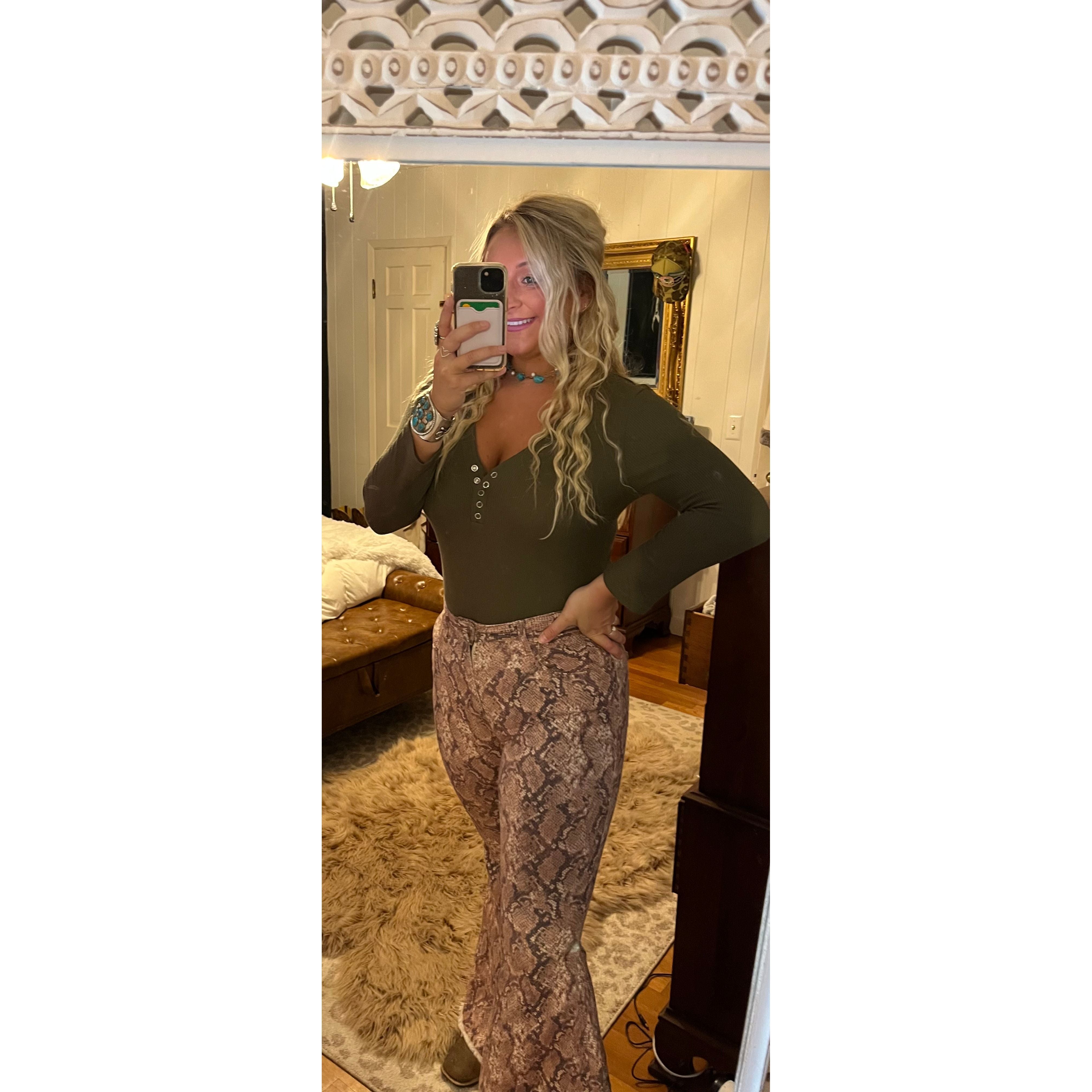 Army Green Body Suit