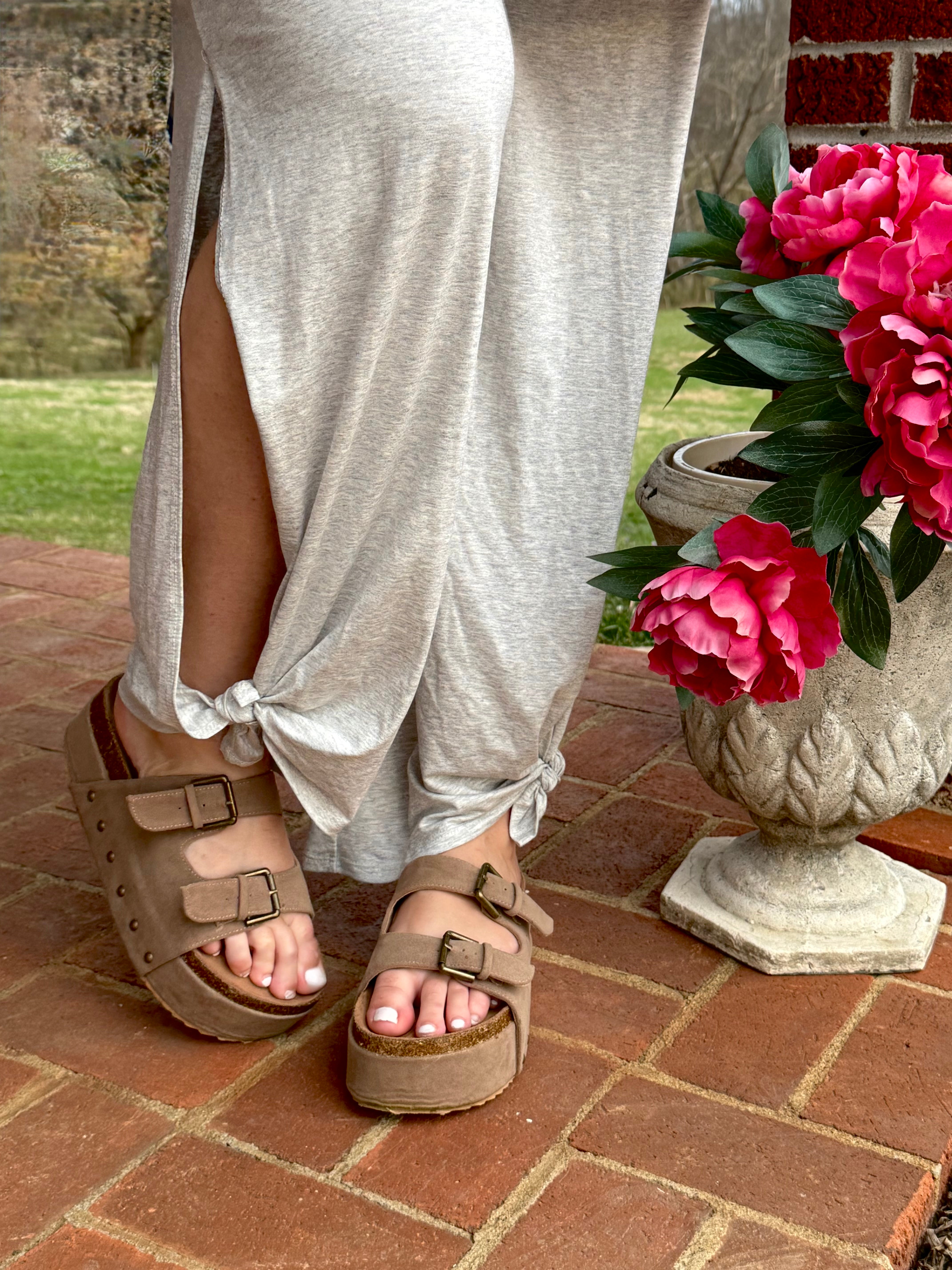 Casual Chic Split Side Tied Pant