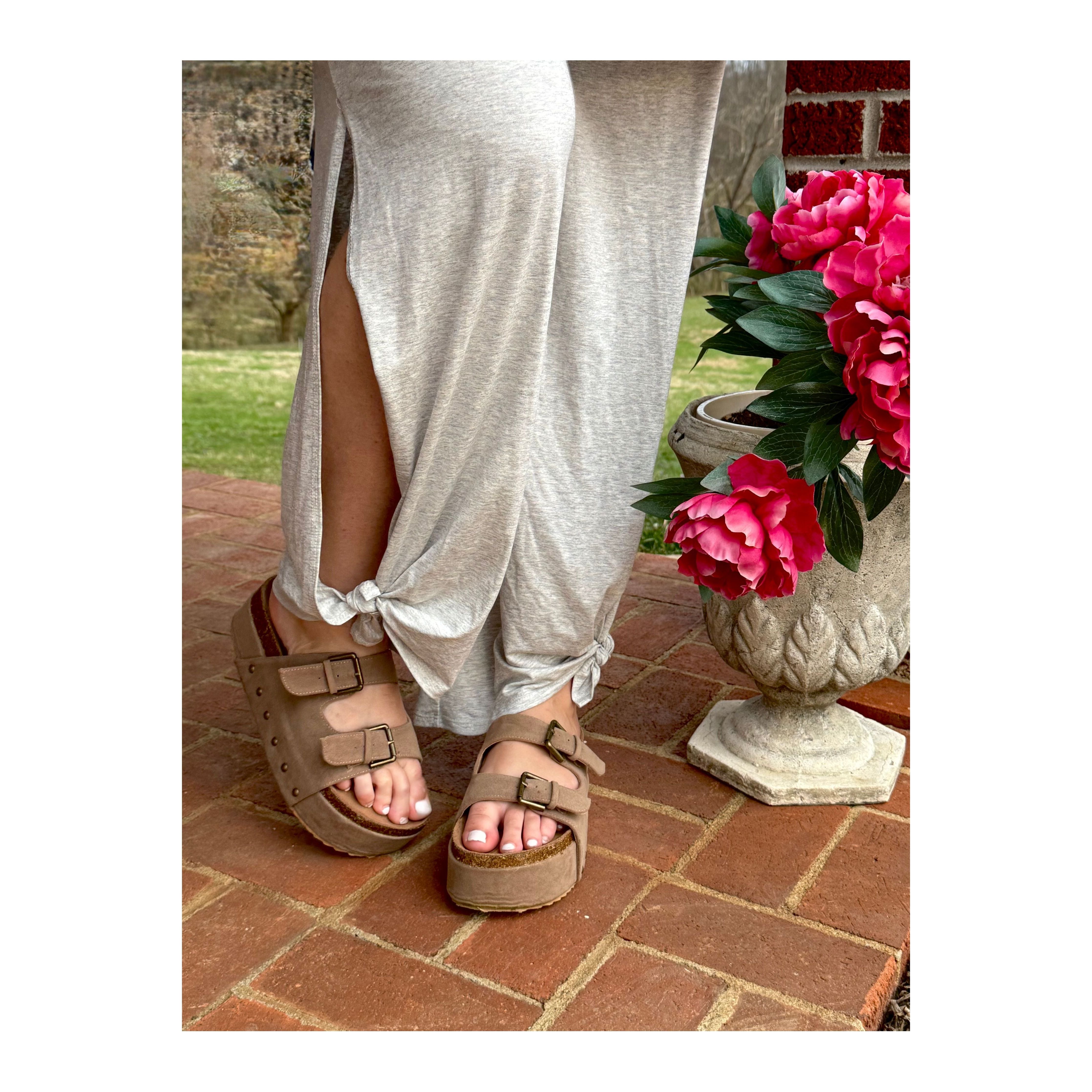 Casual Chic Split Side Tied Pant