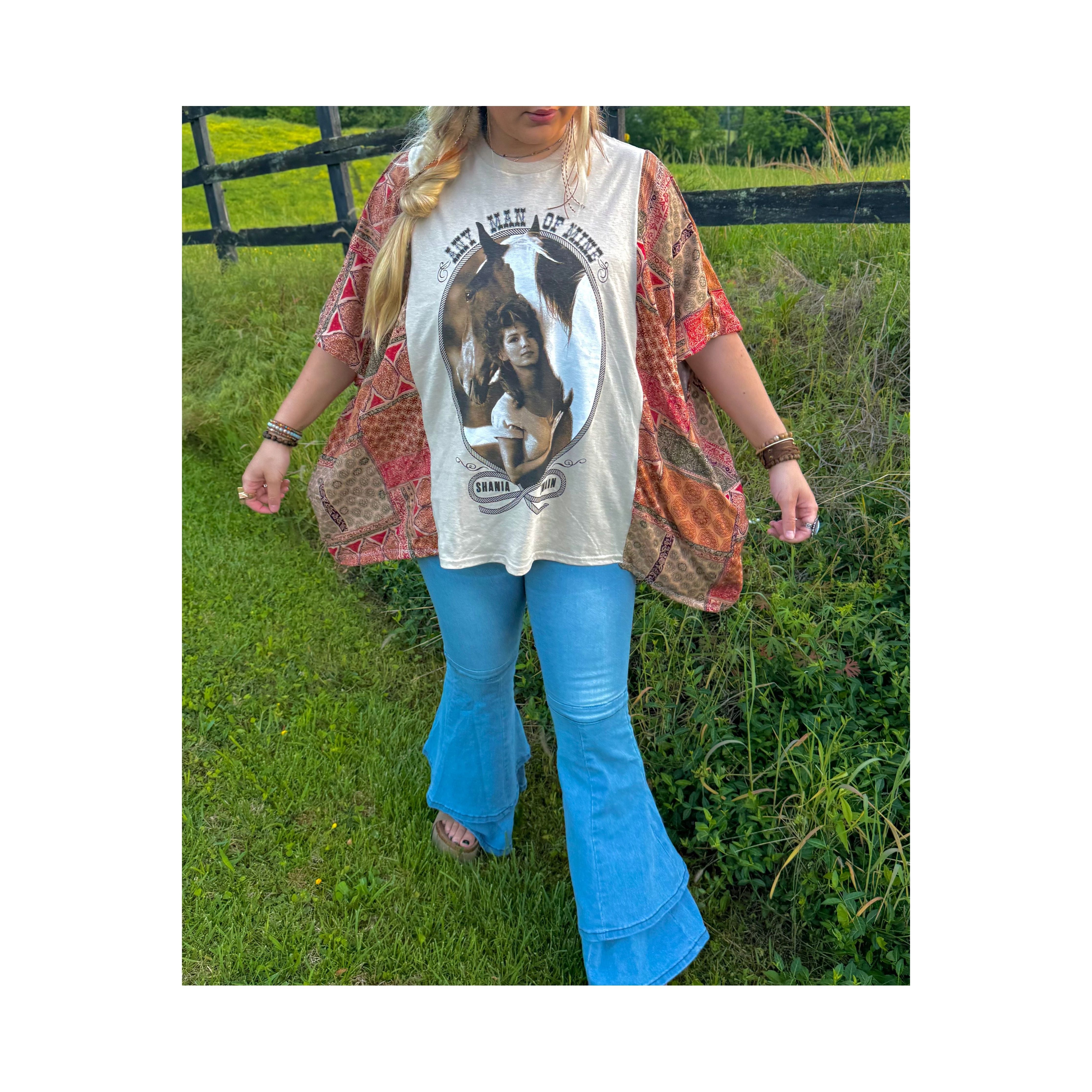 Shania Twain Upcycled Tee