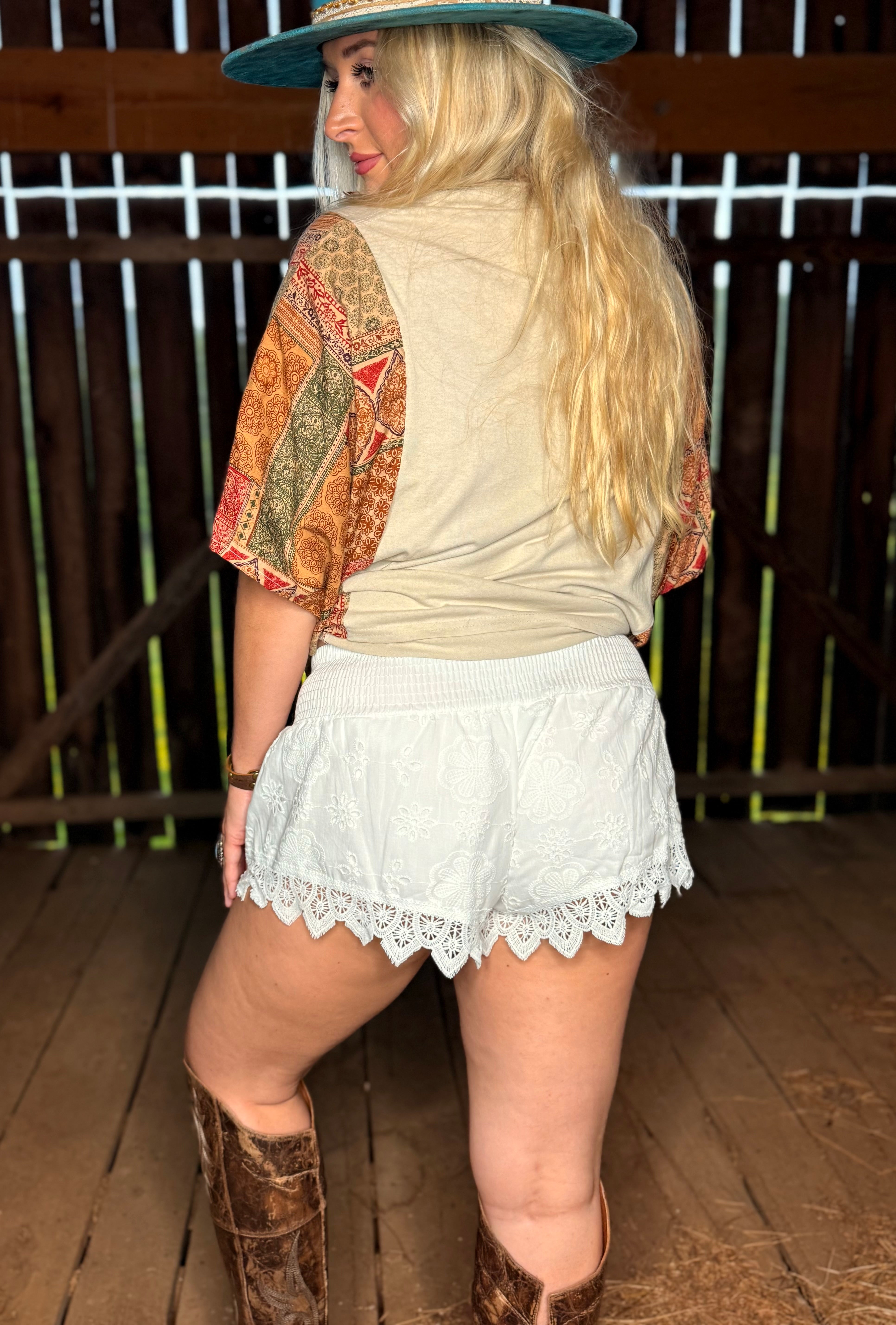 Victorian Layered Lace Shorts