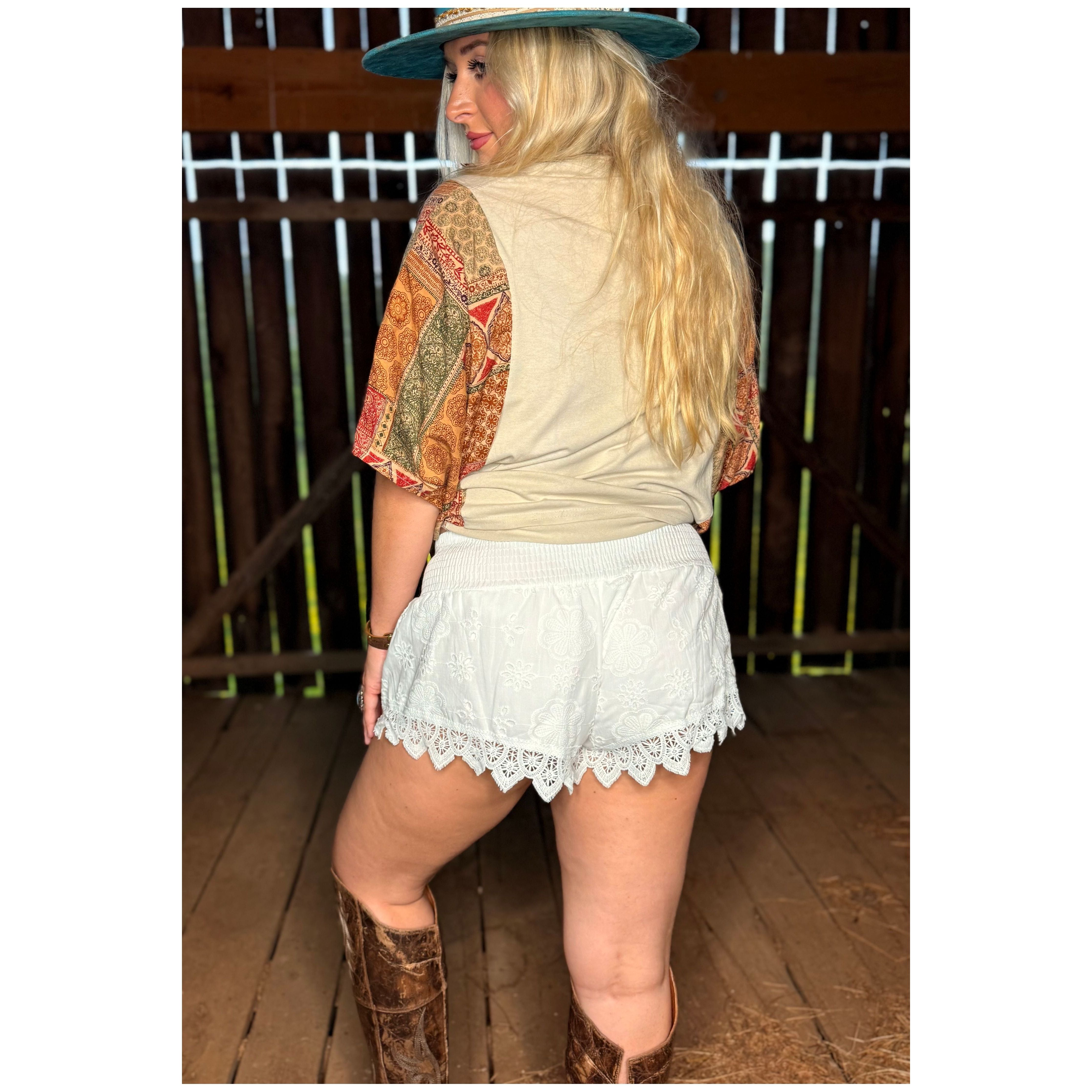 Victorian Layered Lace Shorts