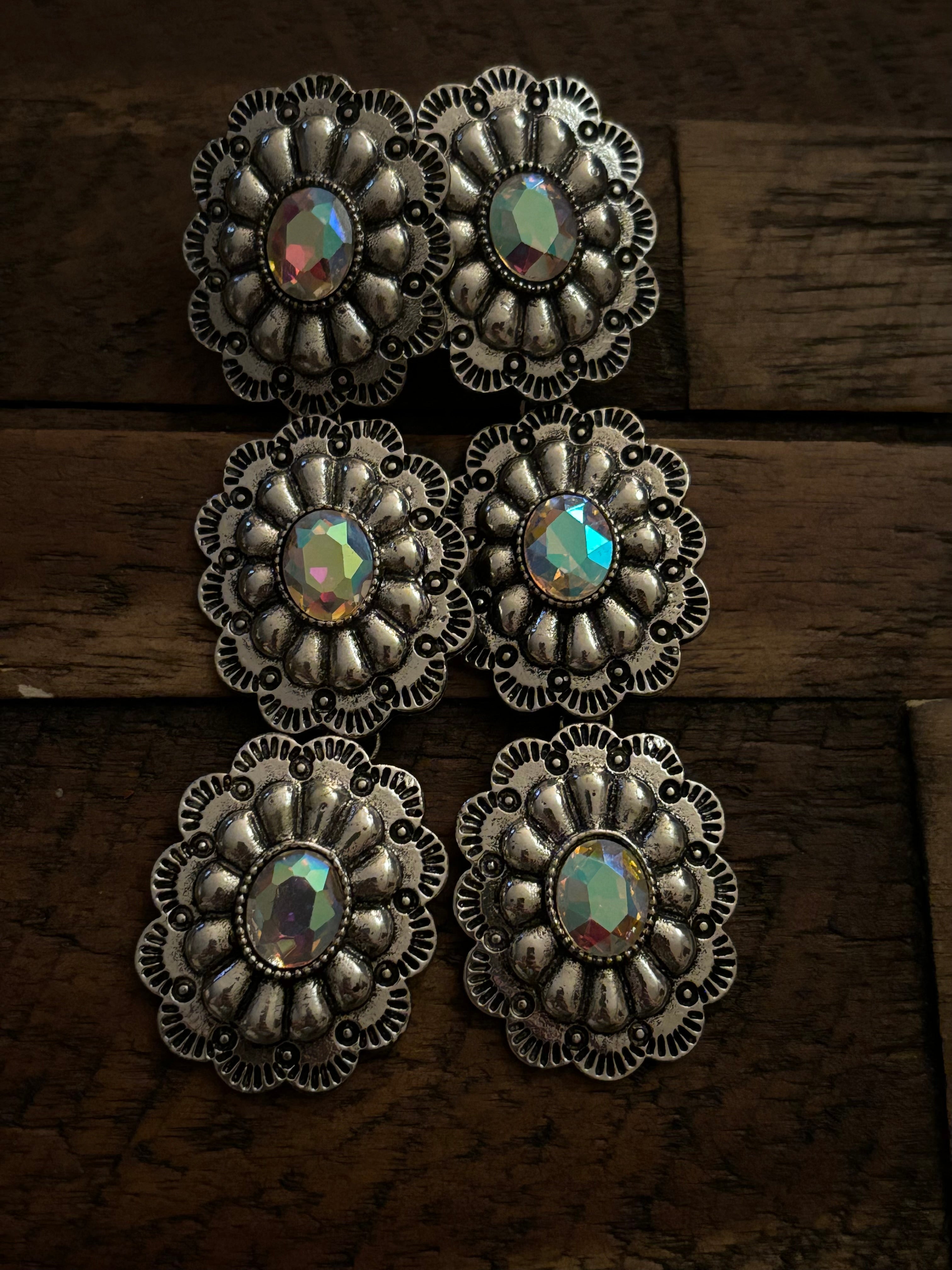 Flower Bling Earring