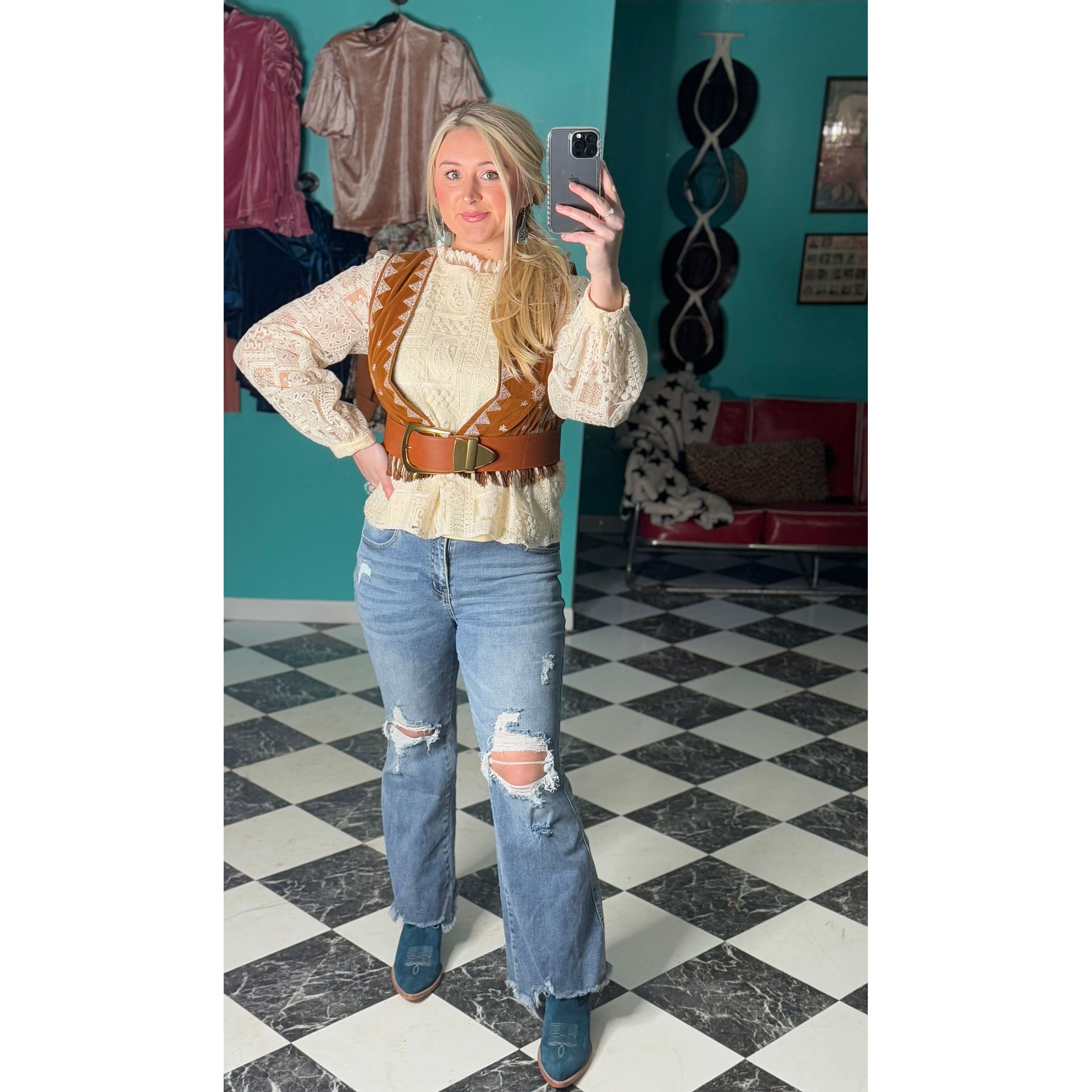 Wide Statement Belt