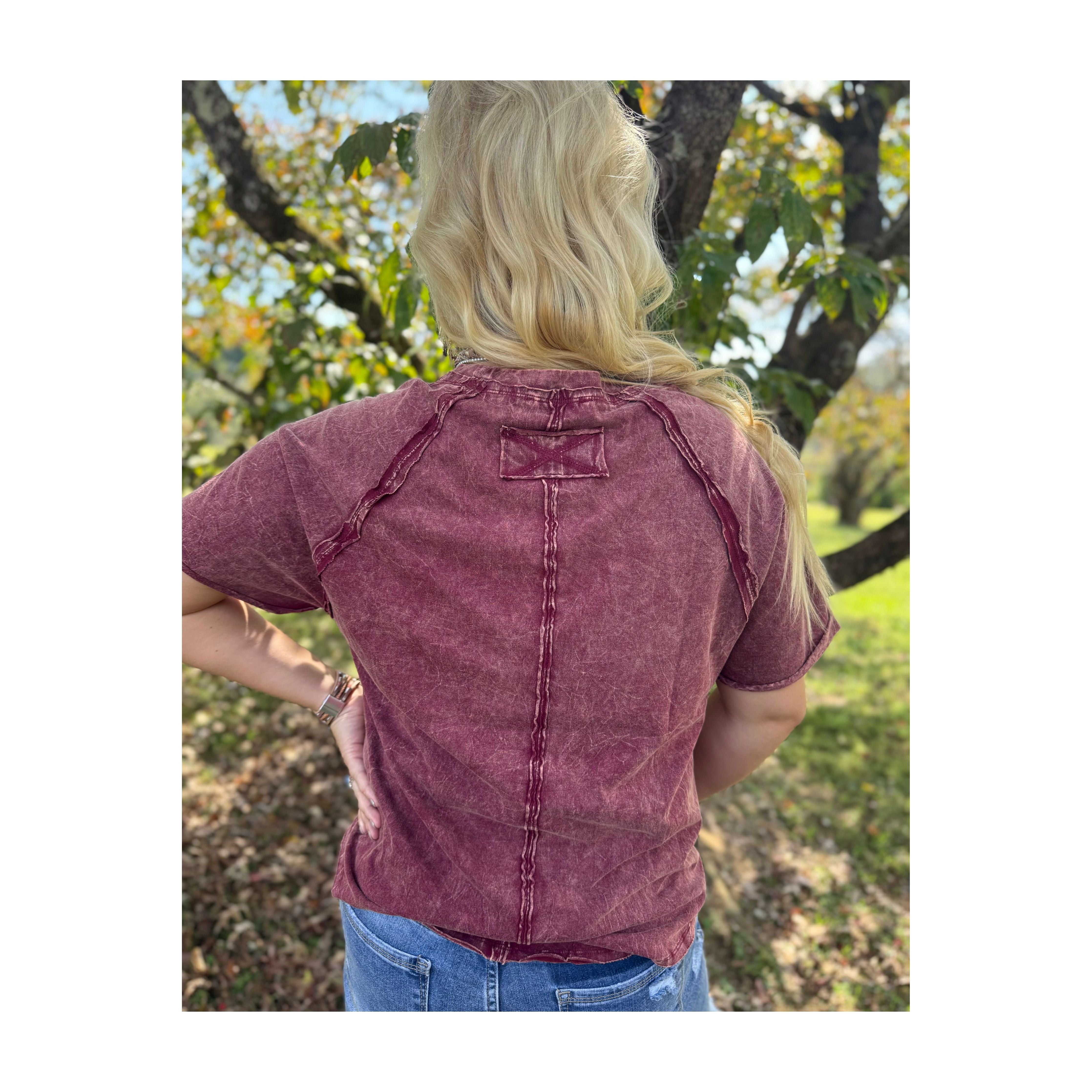 Zenana Cabernet Tee