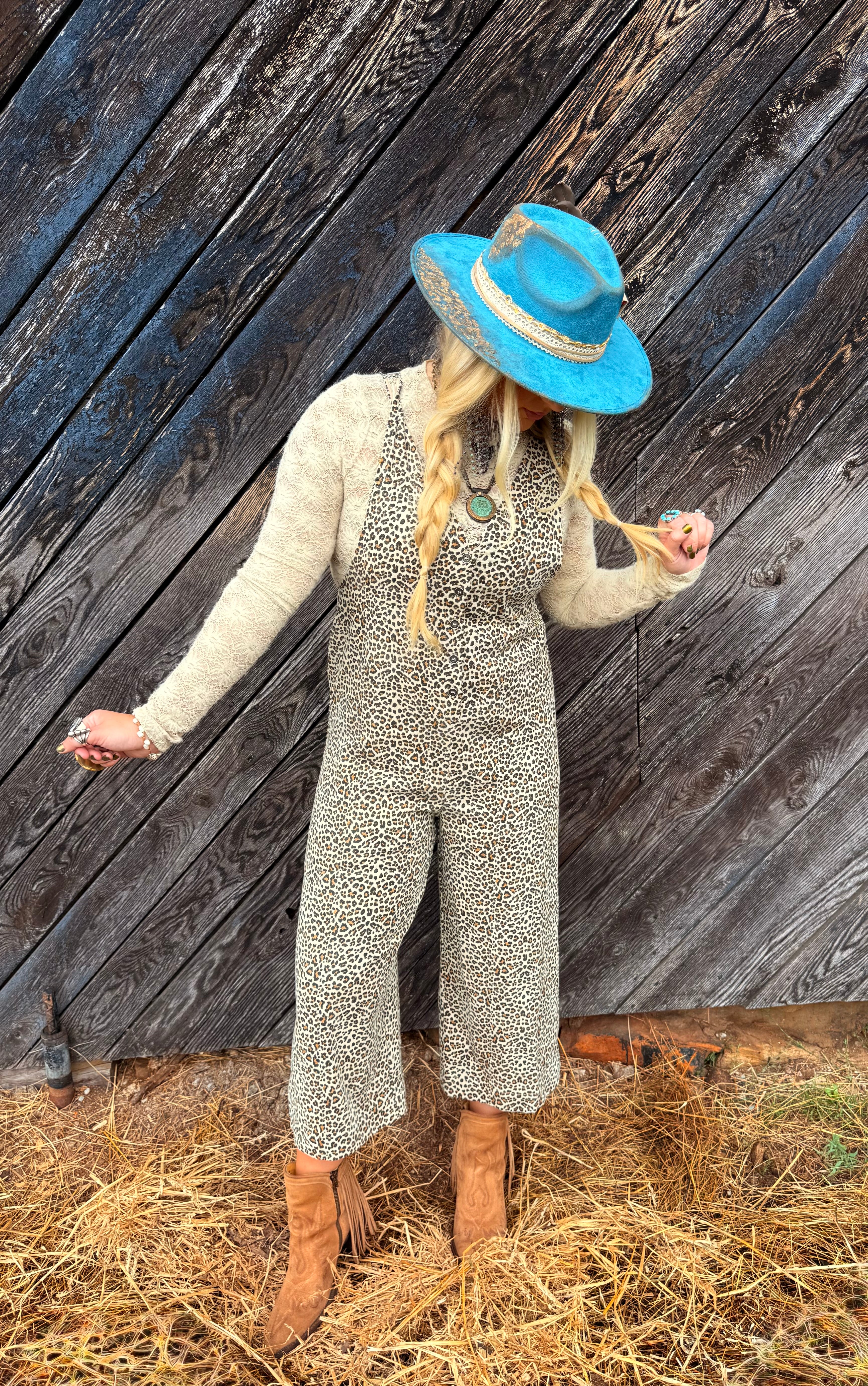 The Lovely Leopard Jumpsuit