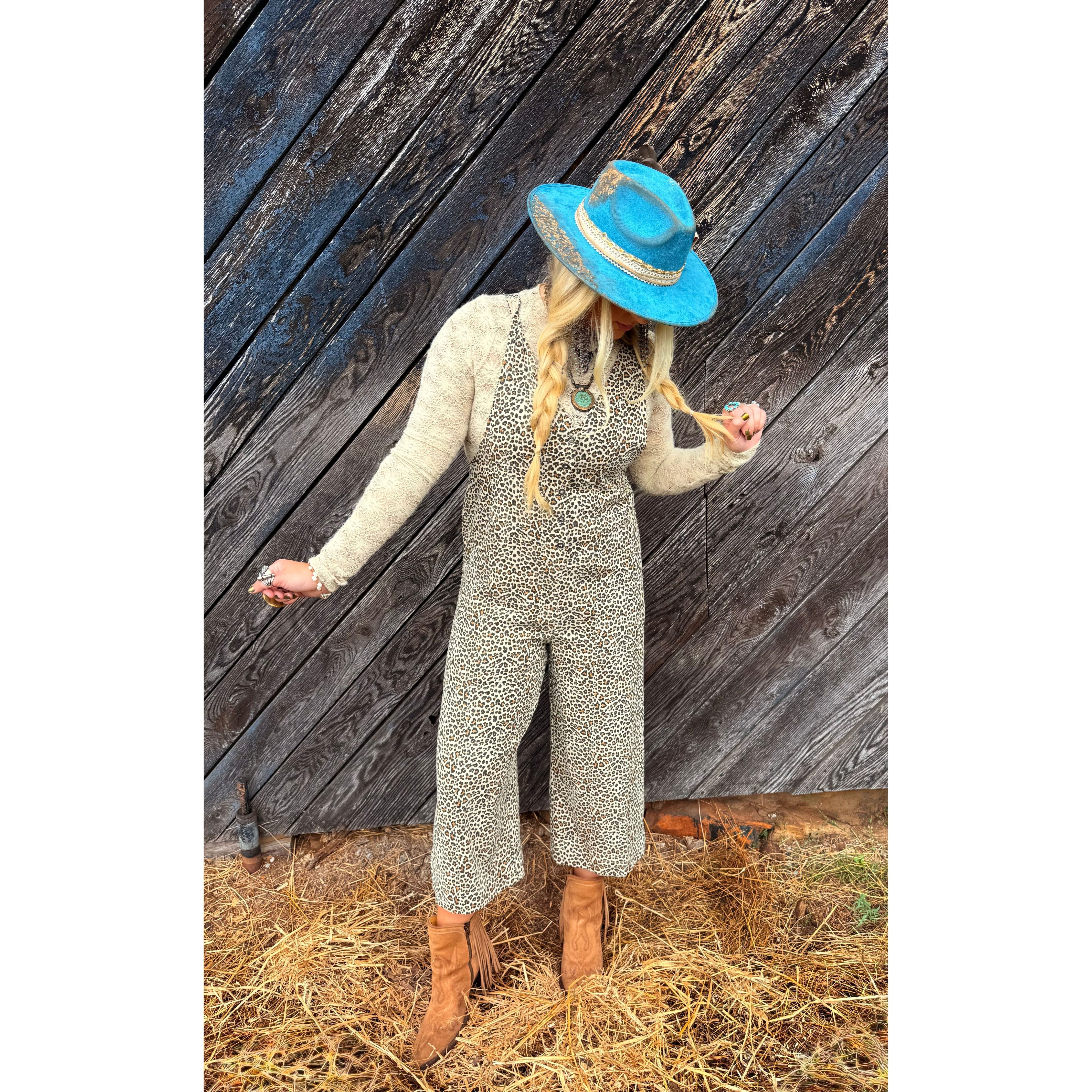 The Lovely Leopard Jumpsuit